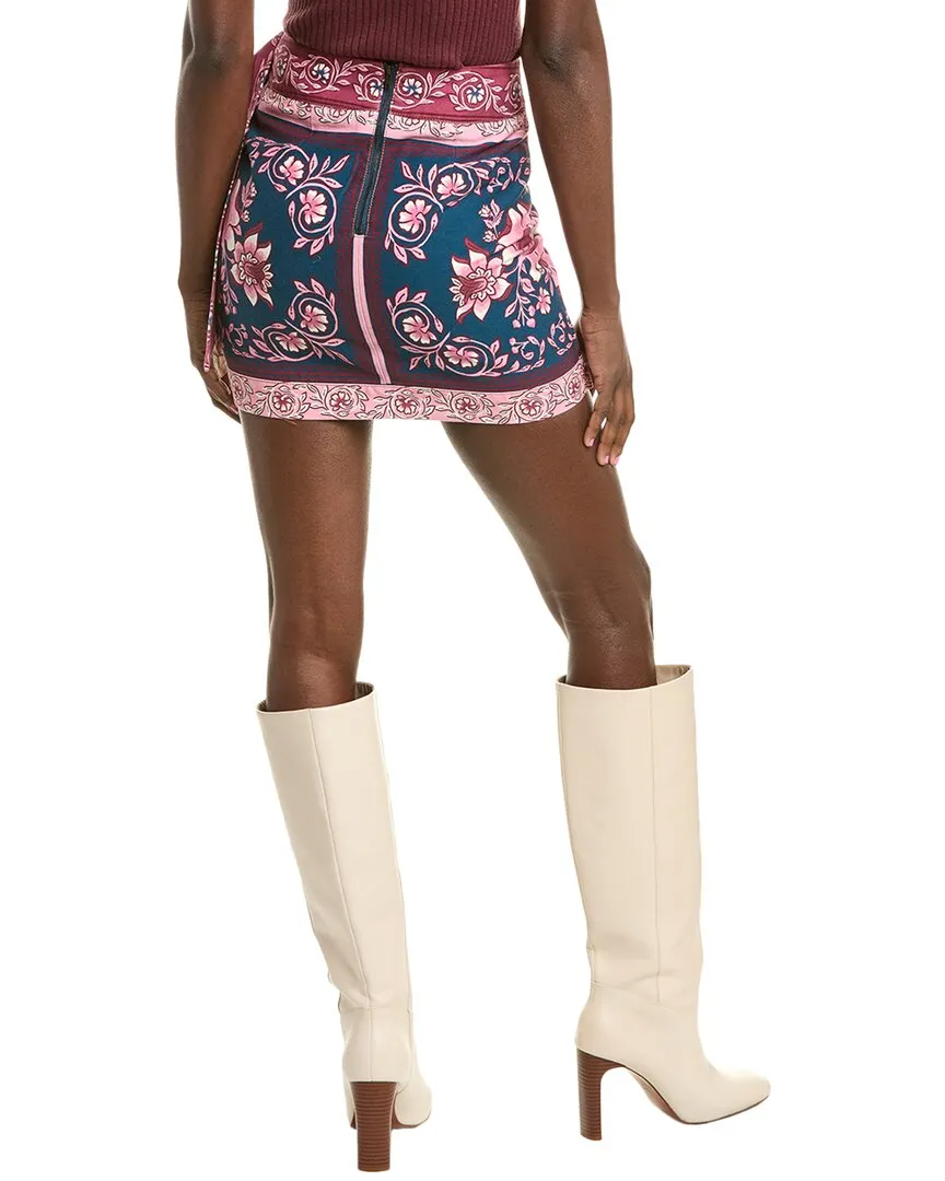 FARM Rio Overlapped Ski Mini Skirt