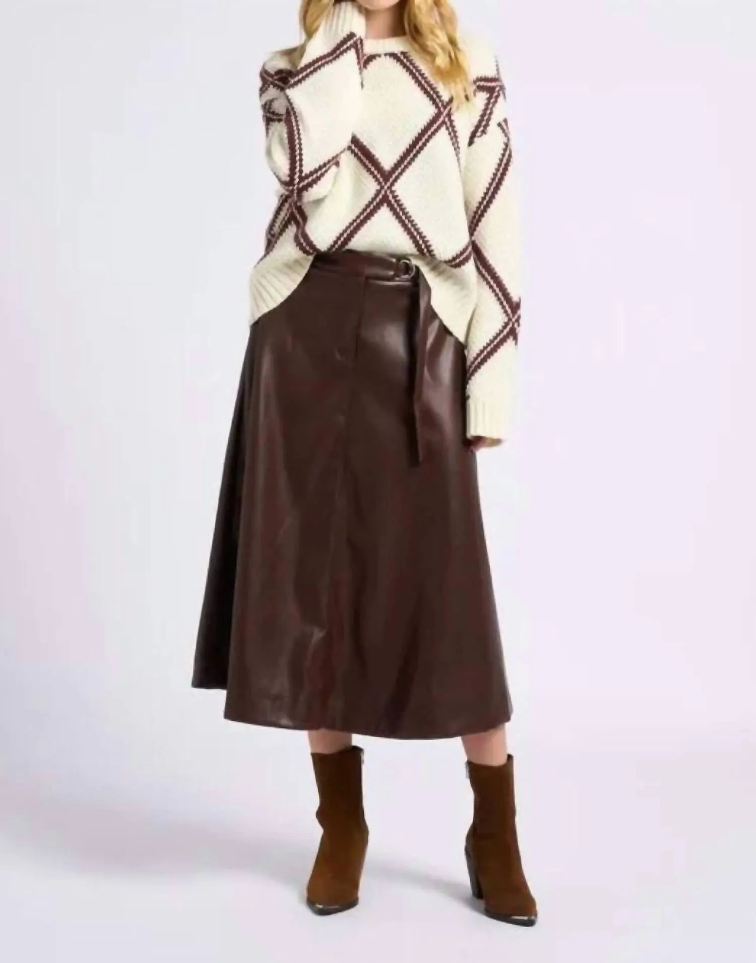 Floyd Skirt In Chocolate
