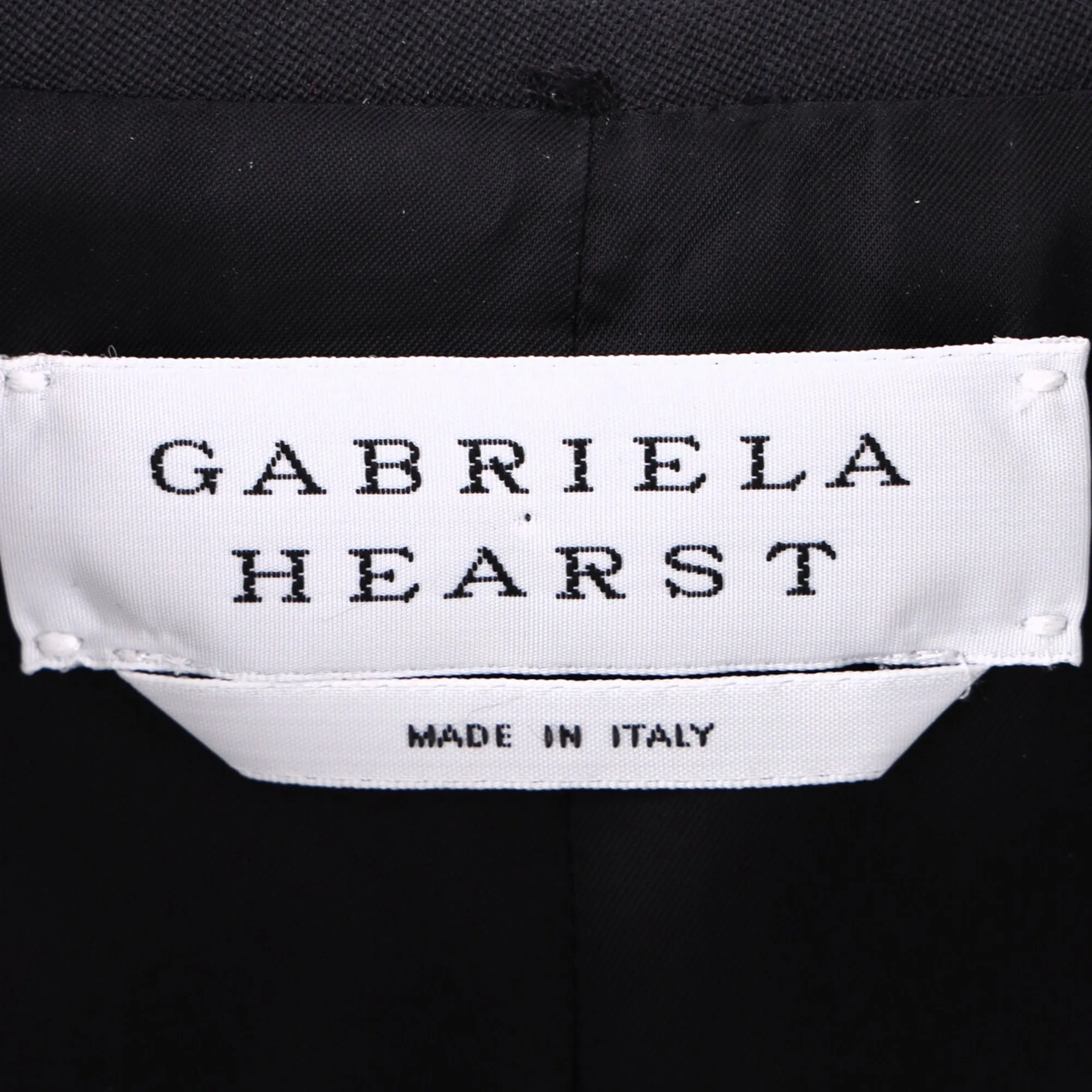 Gabriela Hearst Single Breasted Blazer in Black Wool