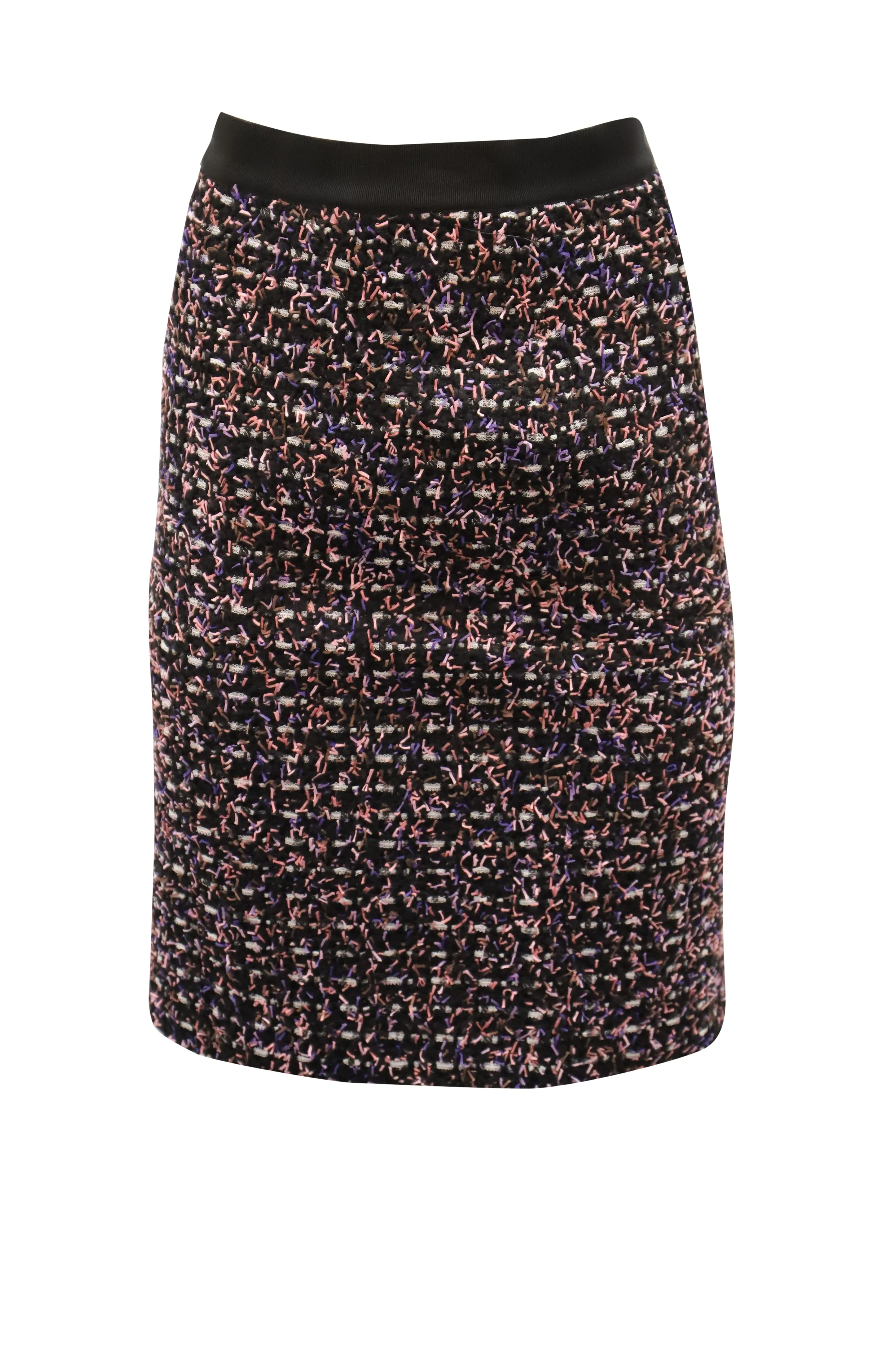 Giambattista Valli Tweed Midi Skirt in Multicolor Polyamide