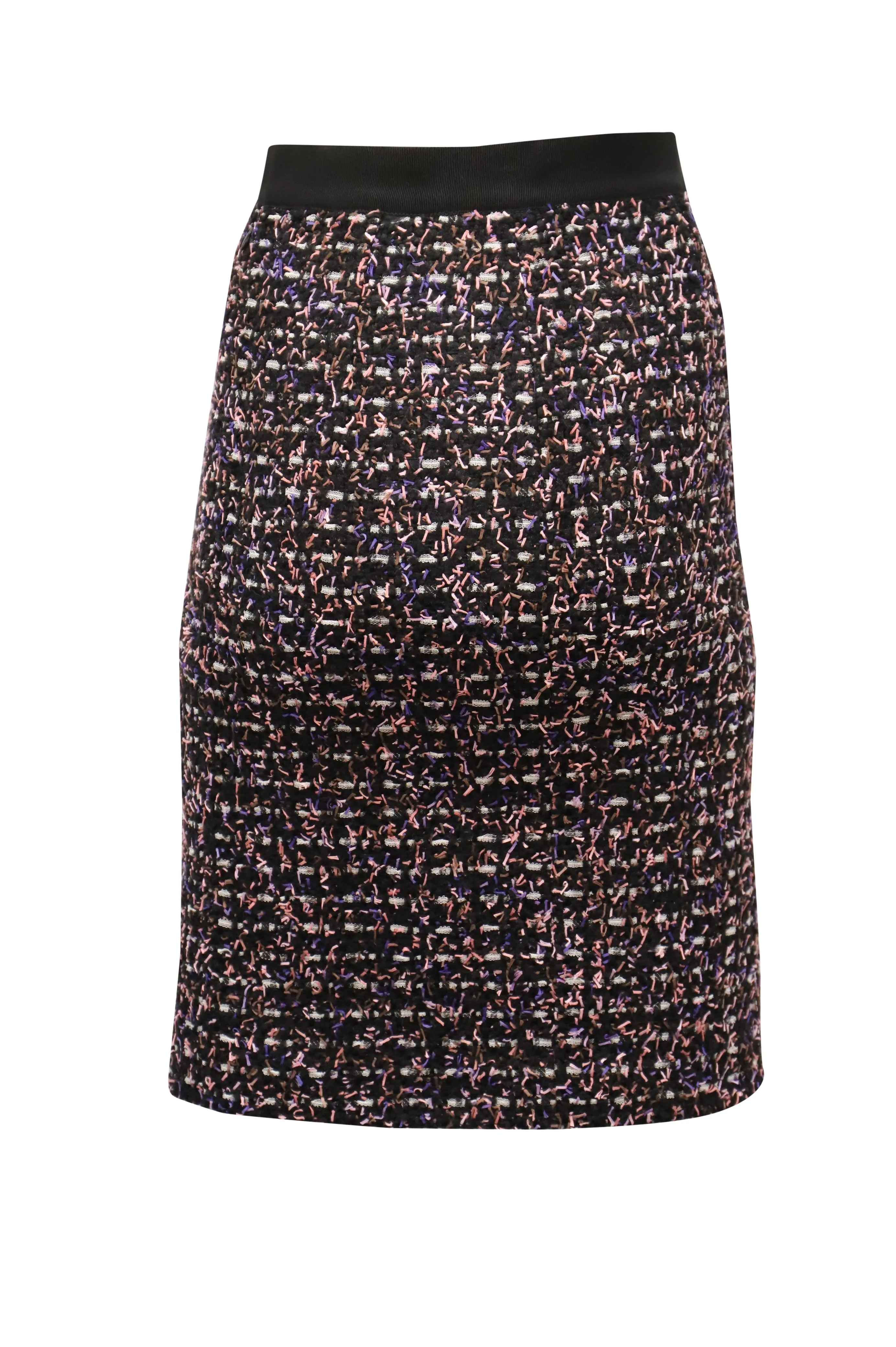 Giambattista Valli Tweed Midi Skirt in Multicolor Polyamide