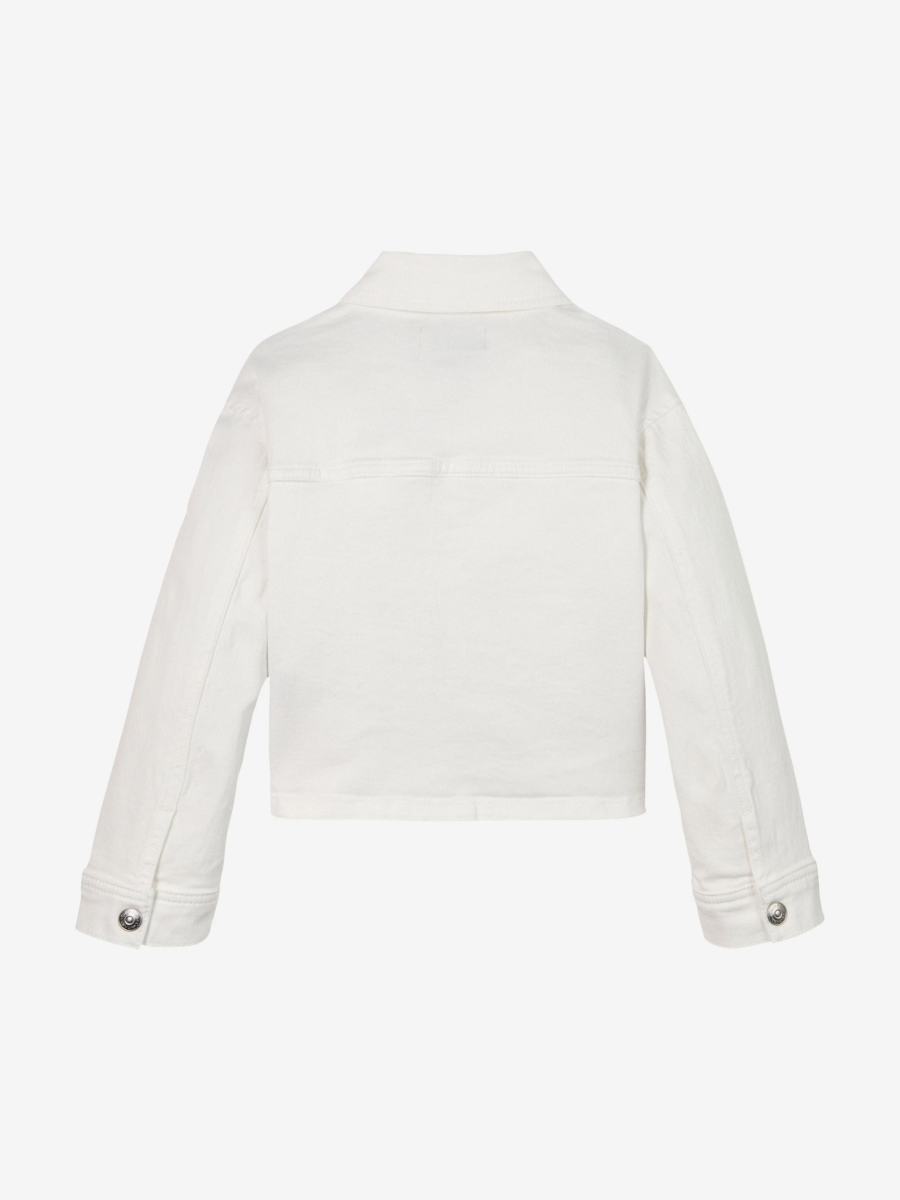 Girls Denim Jacket in White