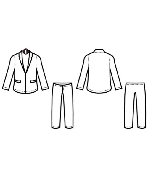green label relaxing Business suits