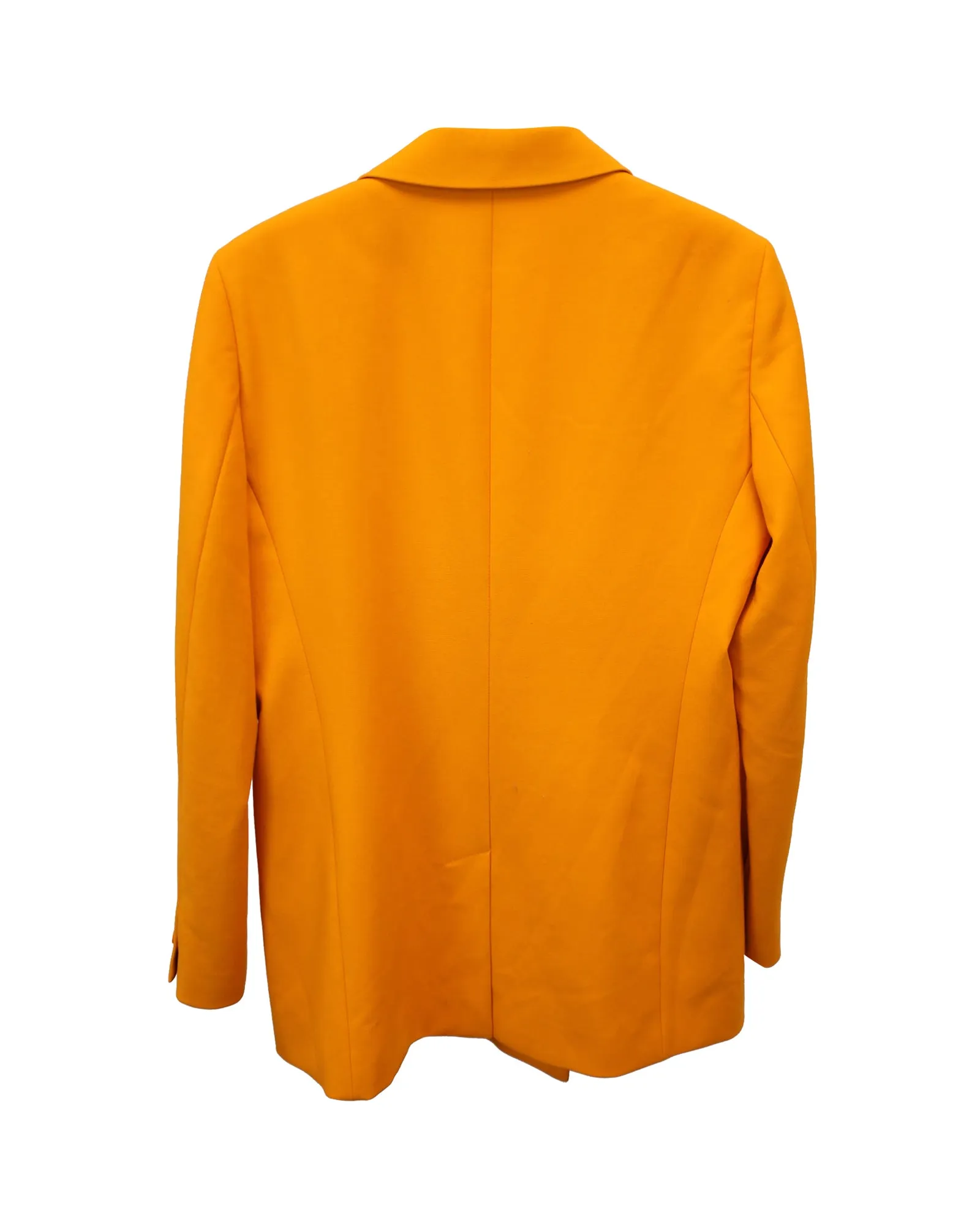Hugo Boss Double-Breasted Blazer in Orange Polyseter