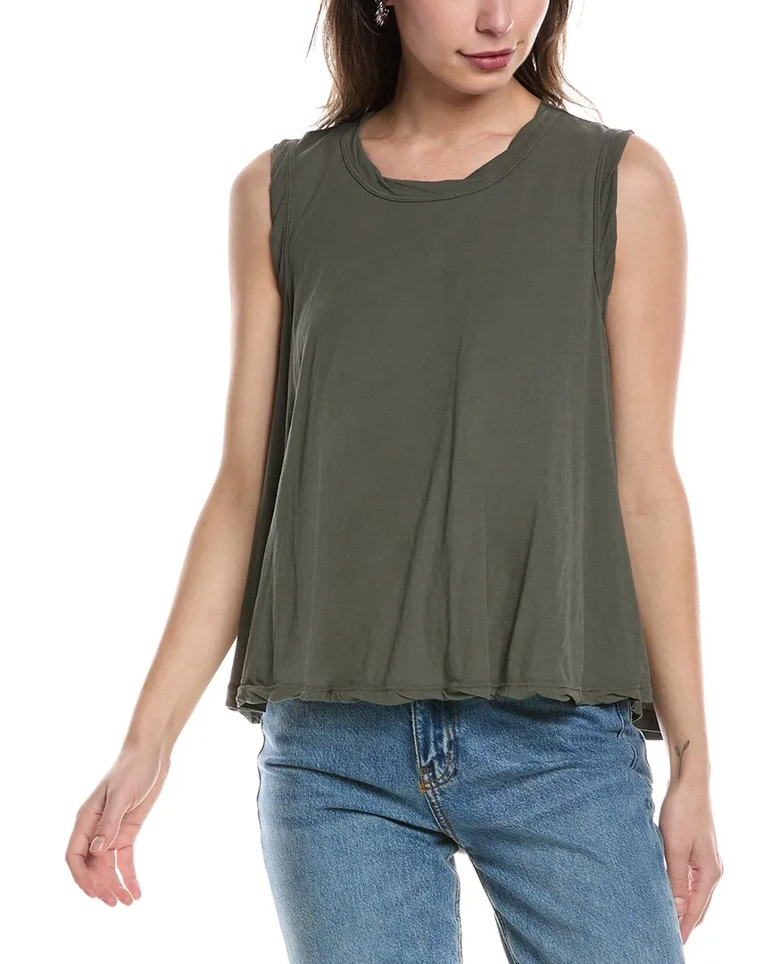 James Perse Fine Gauge A-Line Shell Top