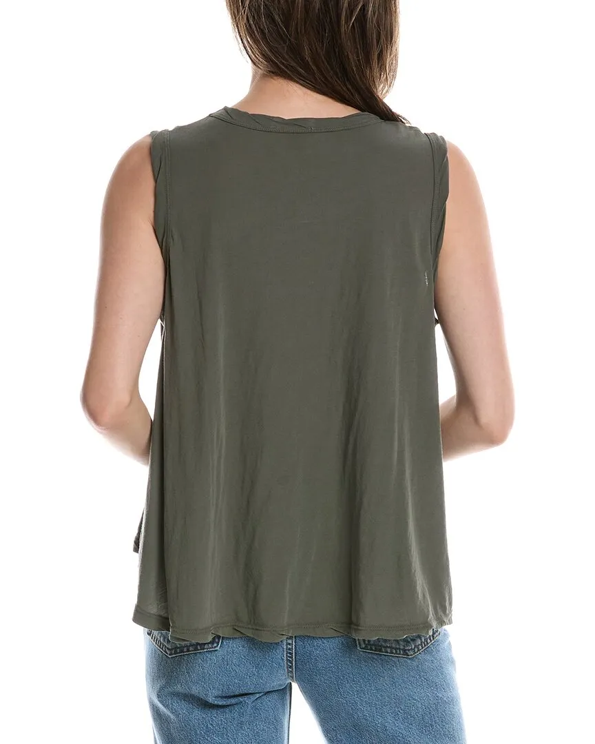 James Perse Fine Gauge A-Line Shell Top