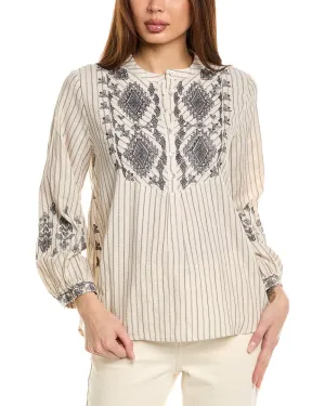 Johnny Was Cara Yoke Blouse