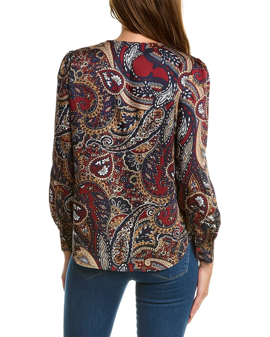 Jones New York Simplified Pocket Blouse