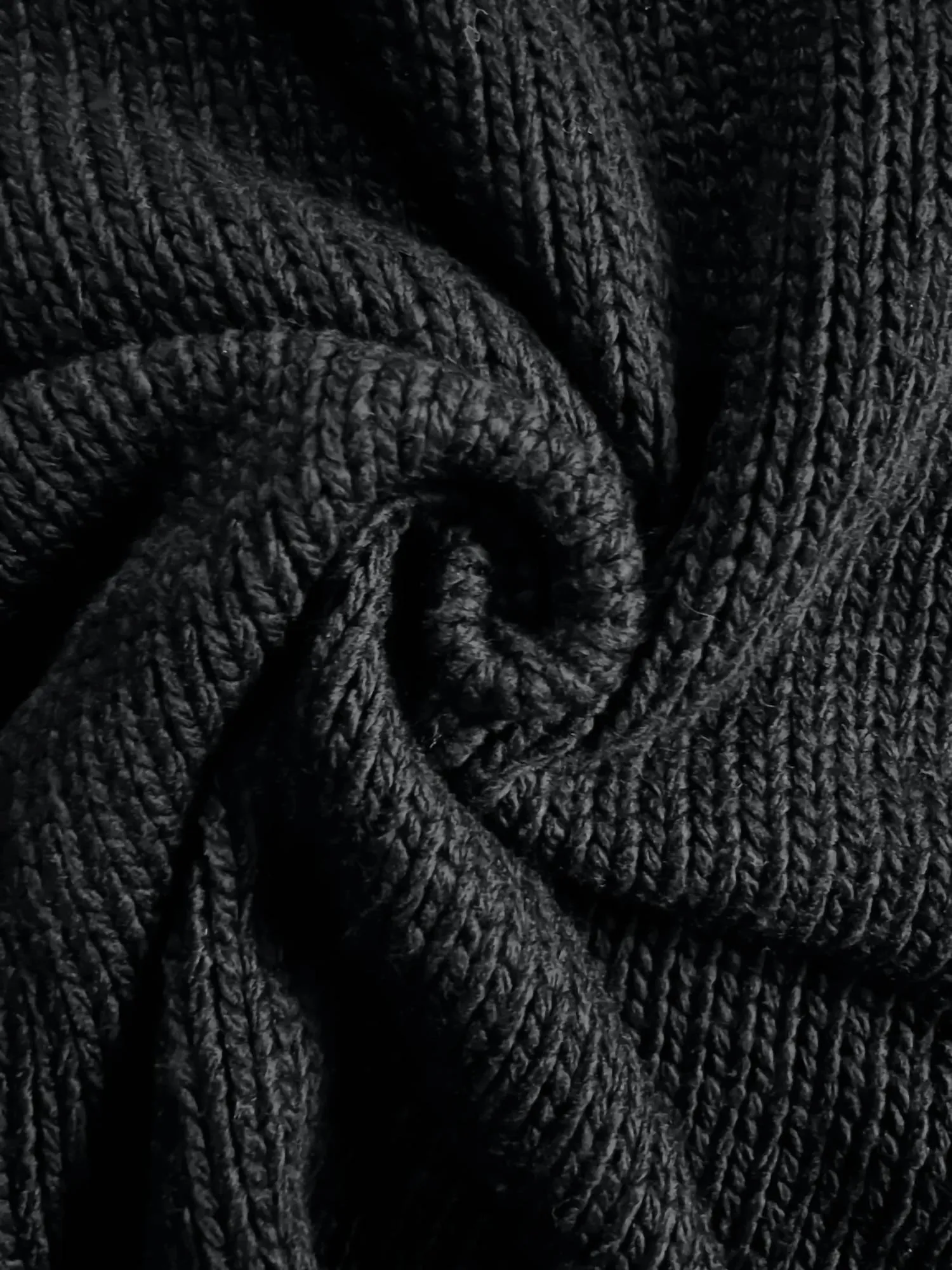 Just A Girl Oversized Sweater In Black