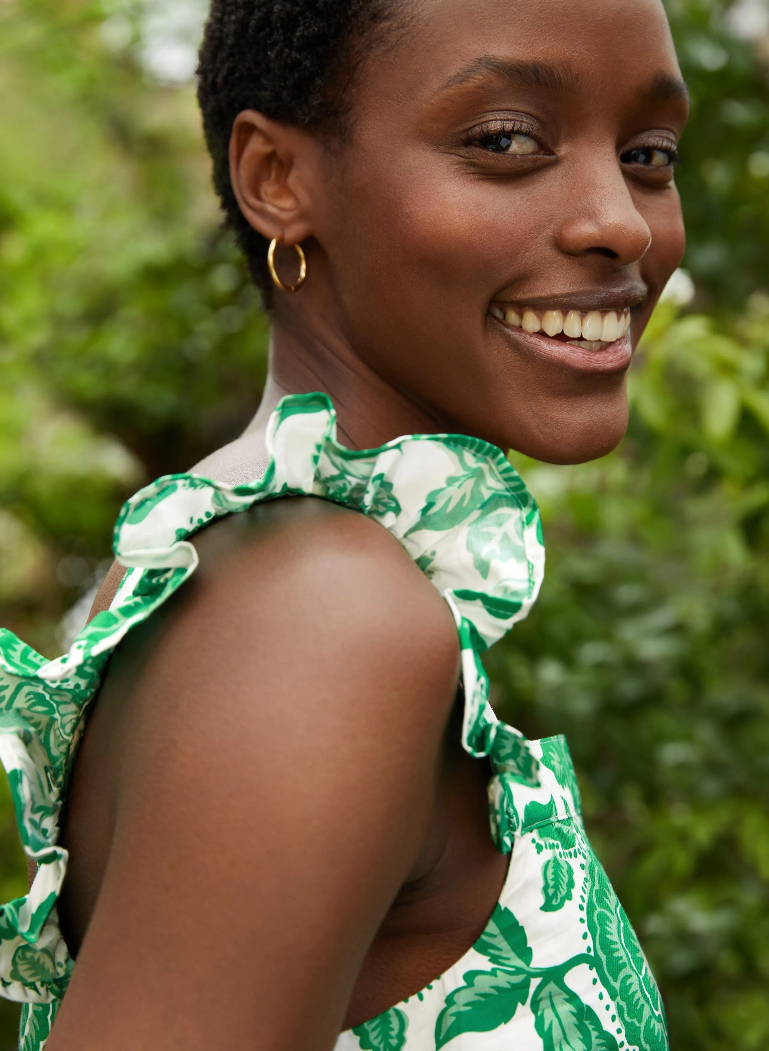 Katie Organic Cotton Dress | Green
