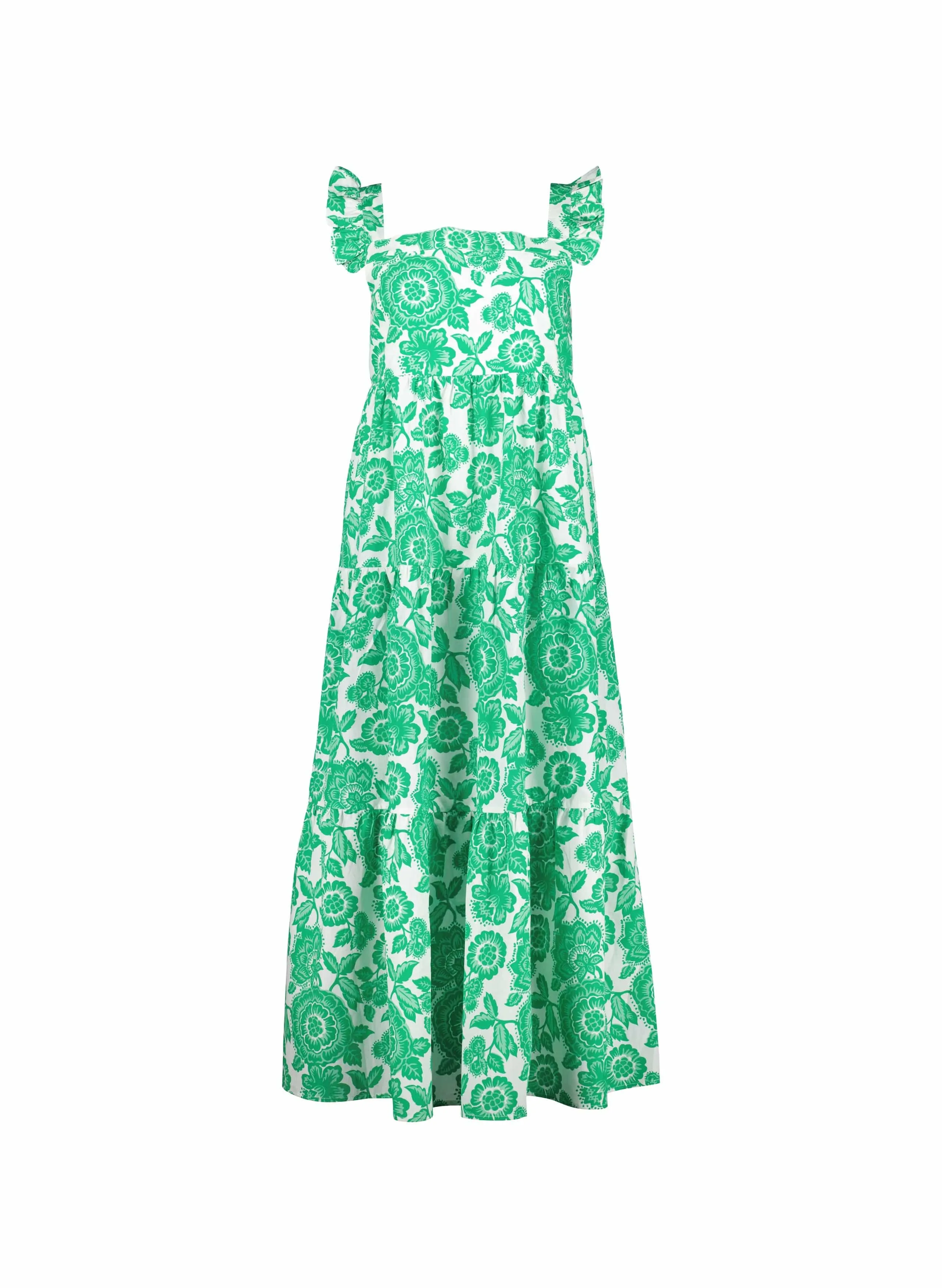 Katie Organic Cotton Dress | Green