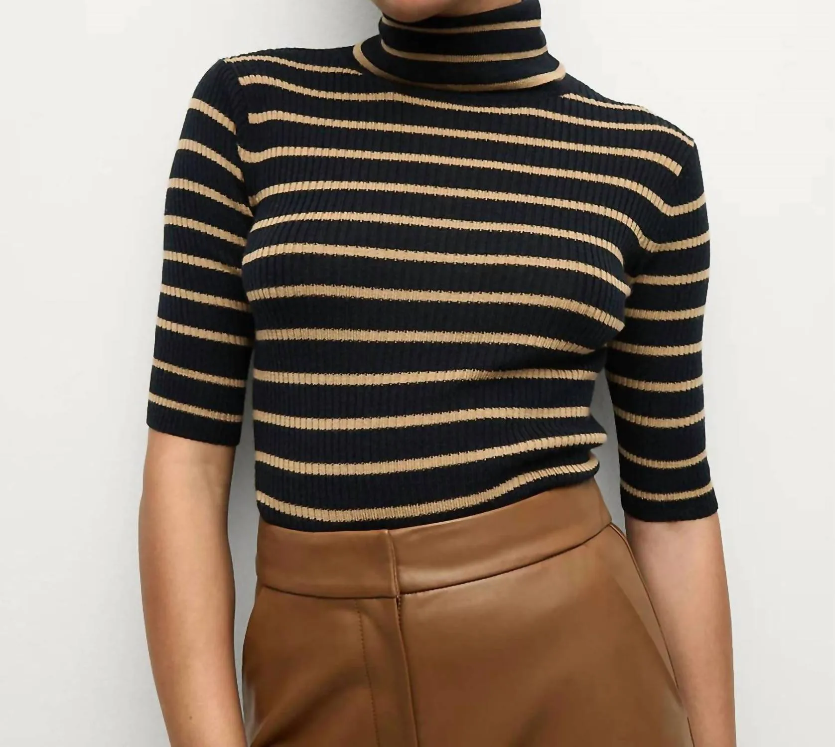 Katrina Sweater In Navy/khaki
