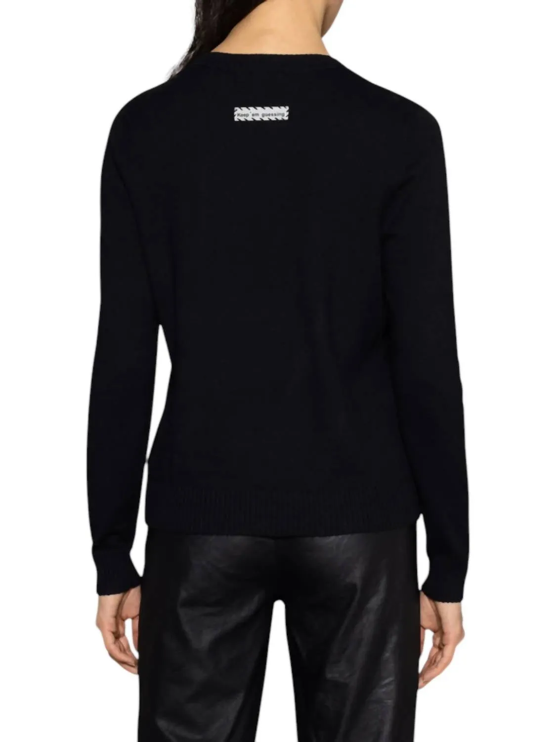 Keep 'em Guessing Top In Black
