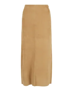 Lambskin Leather Pencil Skirt
