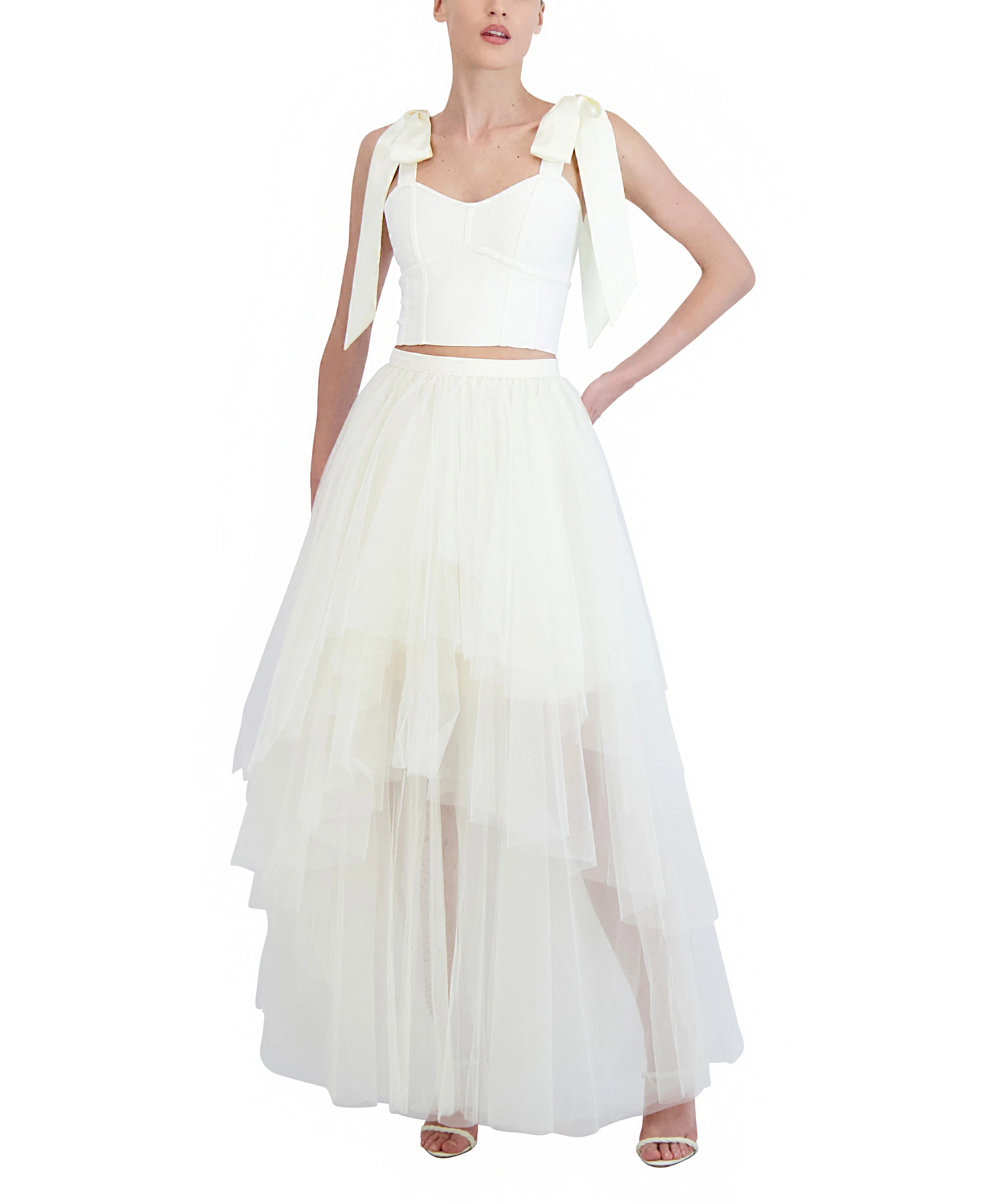 LAYERED TULLE SKIRT