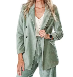 Libbi Blazer In Jade