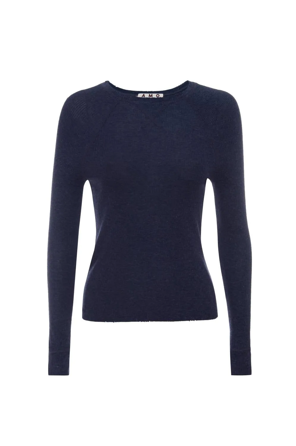 Lovely Rib Tee In Neptune