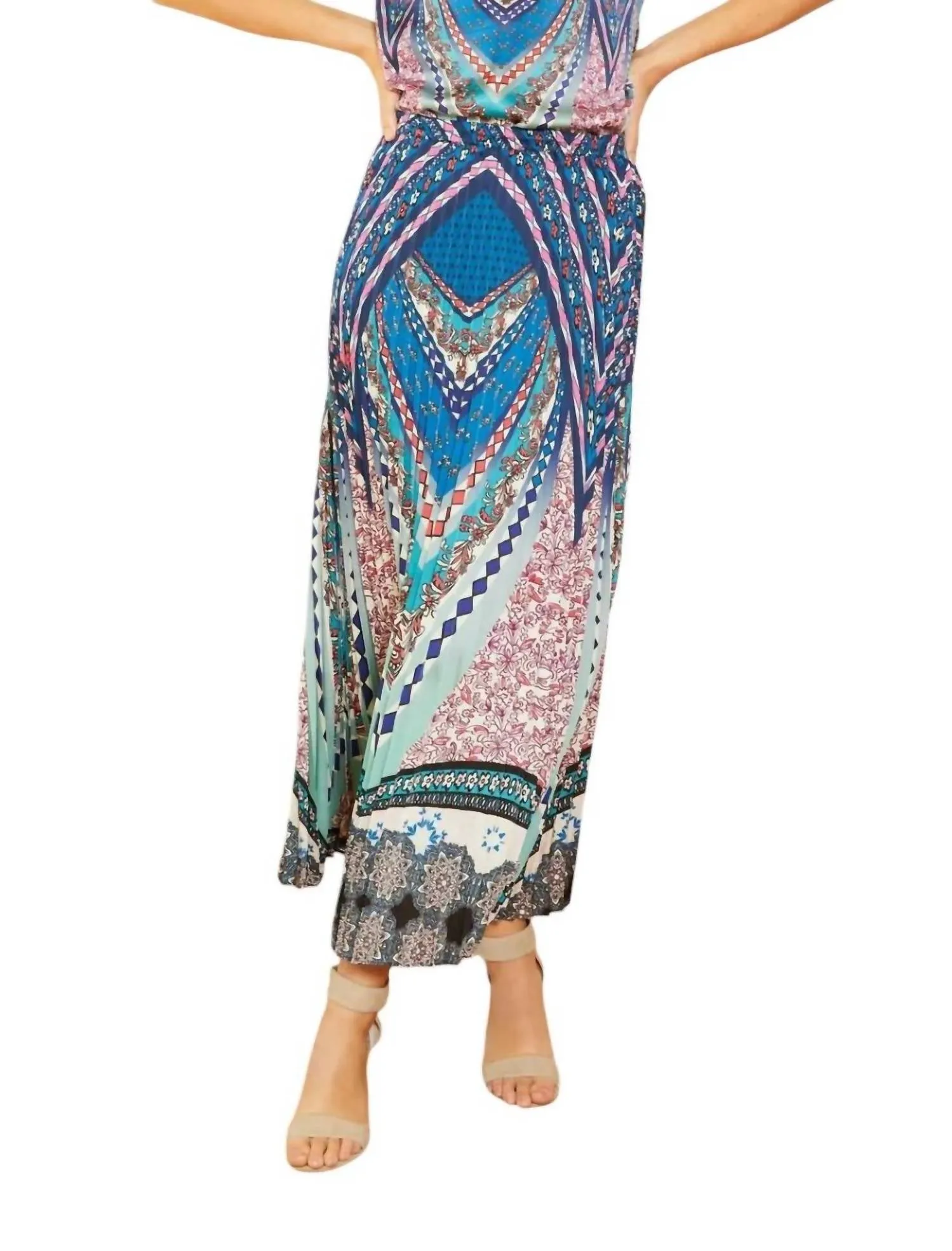 Lucille Maxi Skirt In Bardot Boho