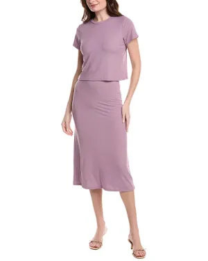 MARION 2pc Ribbed Top & Skirt Set