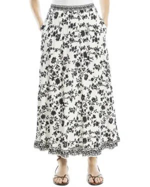 Max Studio A-Line Midi Skirt