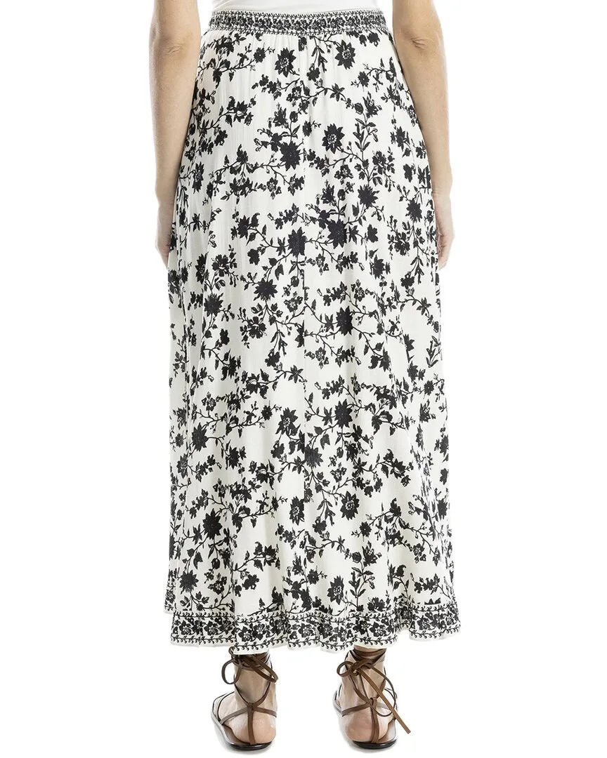 Max Studio A-Line Midi Skirt