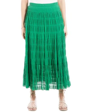 Max Studio Tiered Maxi Skirt