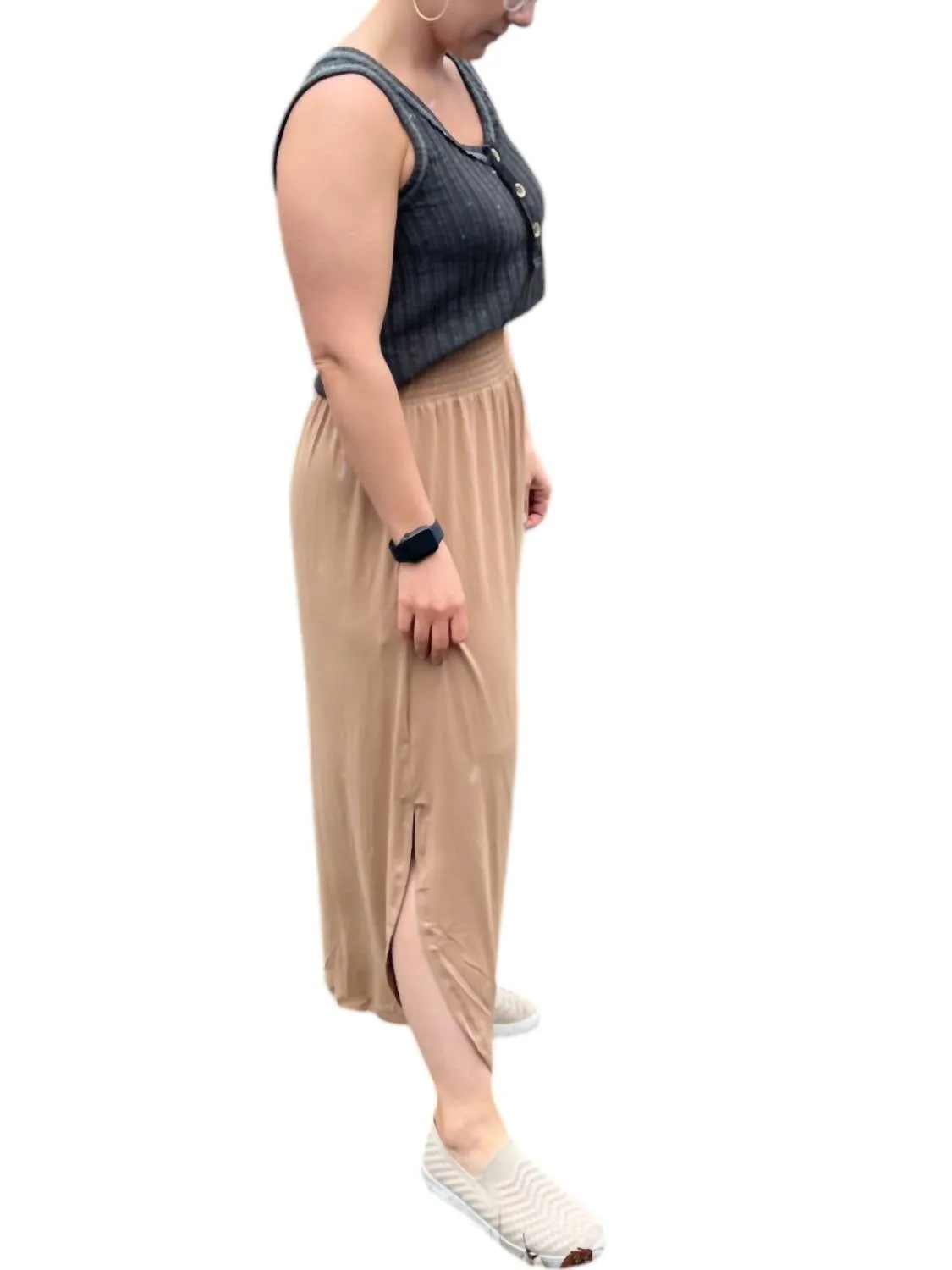 Maxi Skirt In Tan