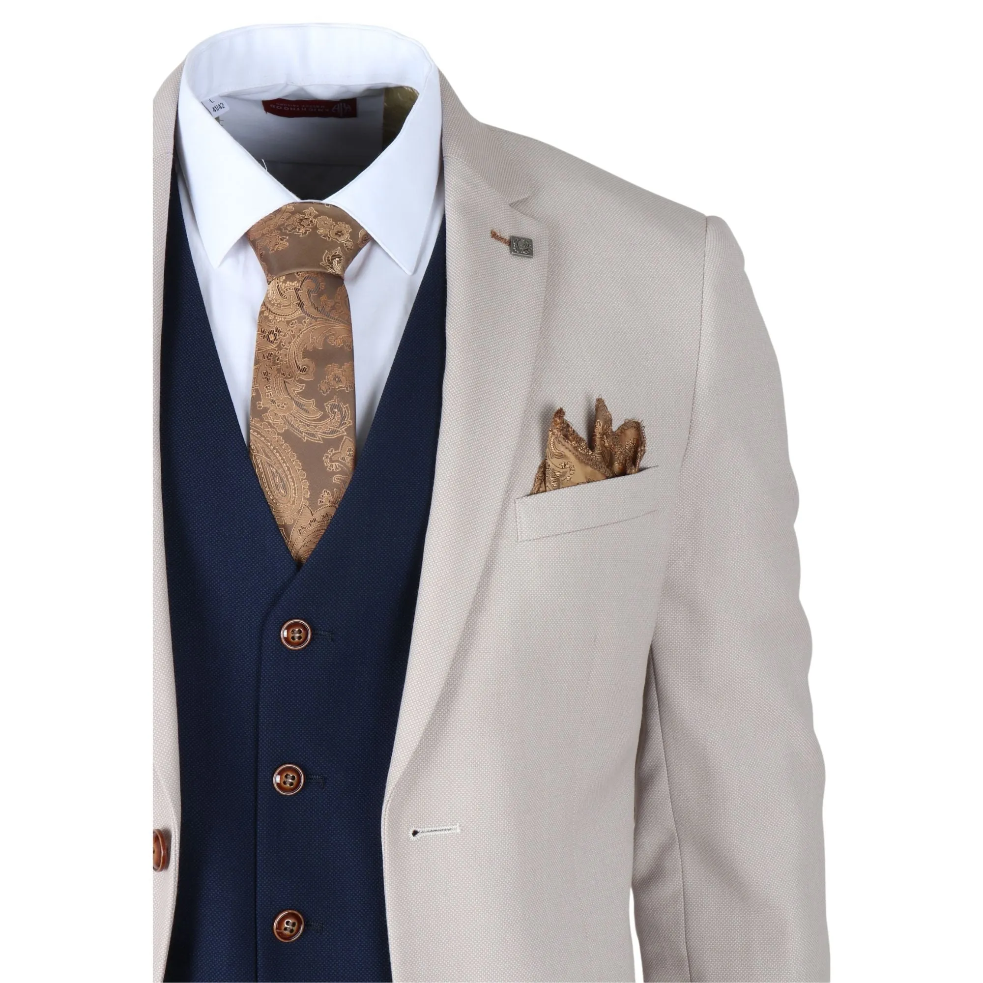 Mayfair 3 piece Grooms Suit