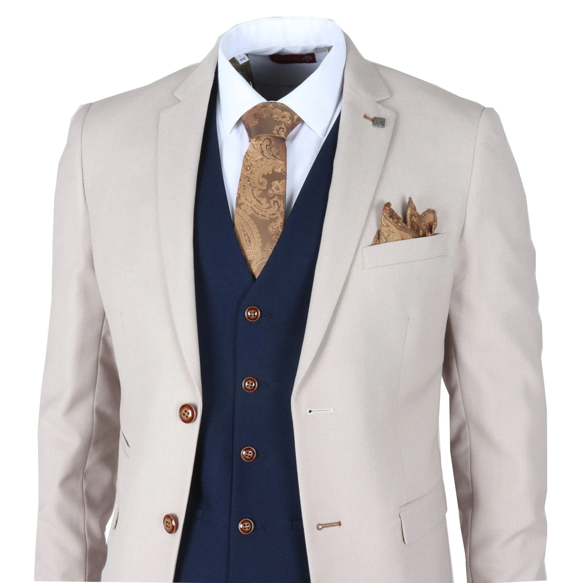 Mayfair 3 piece Grooms Suit