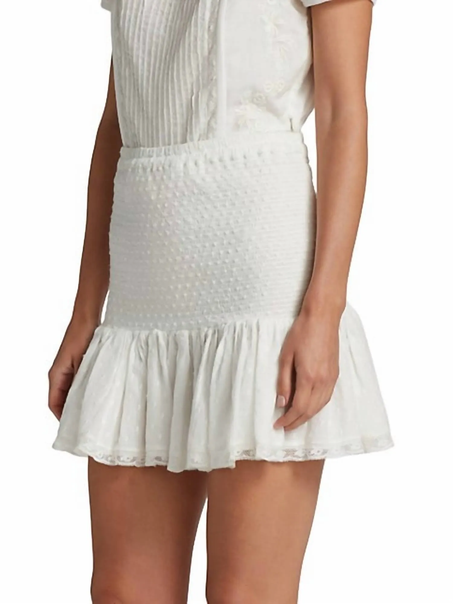 Milla Skirt In True White