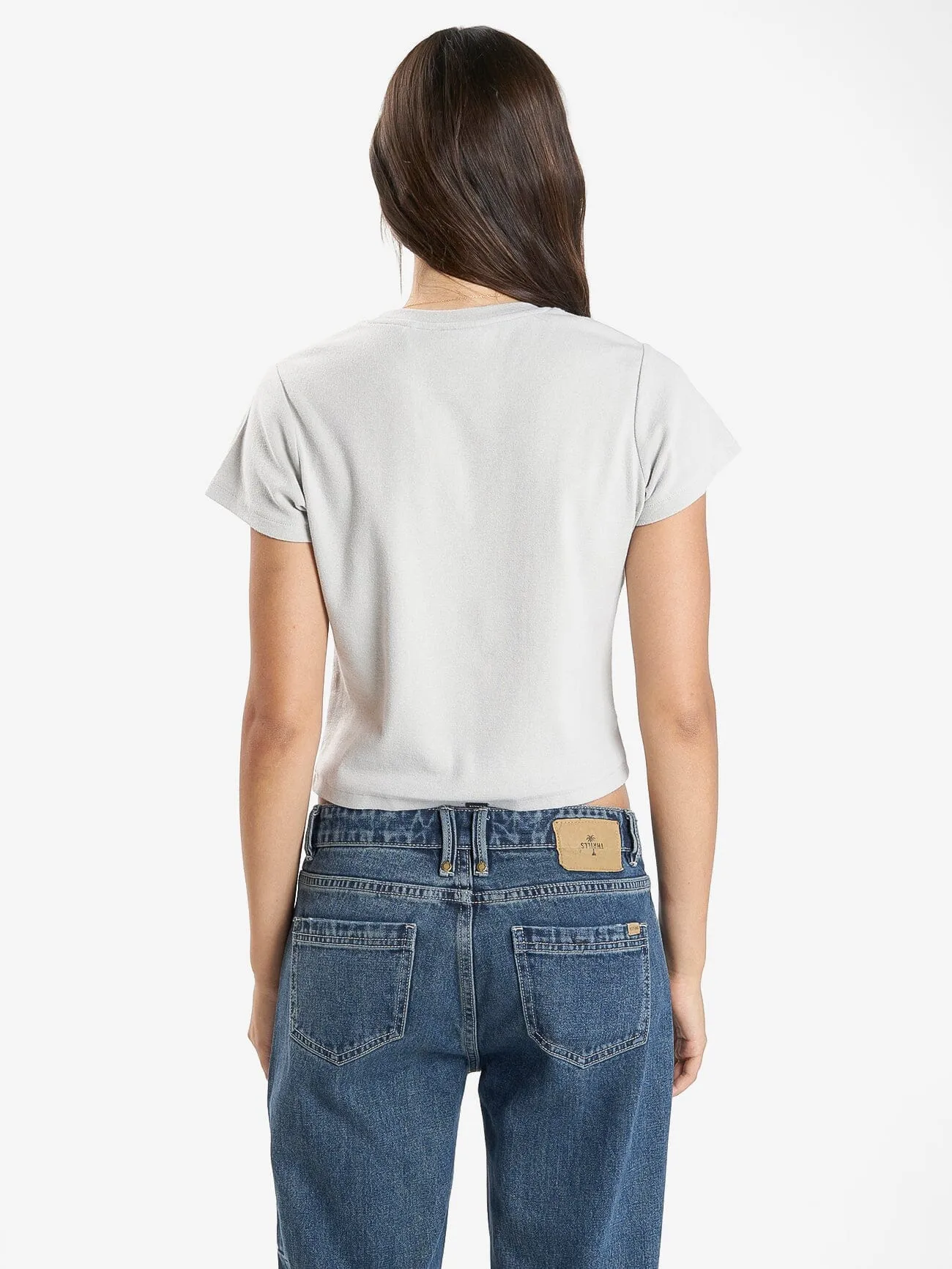 Minimal Thrills Mini Tee - Oyster Grey