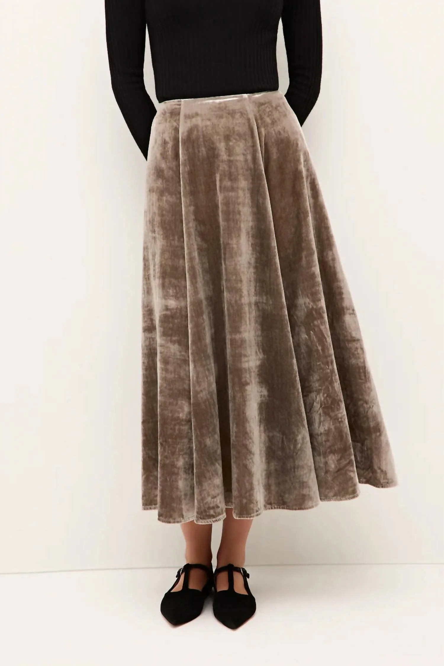 Monroe Skirt In Pewter
