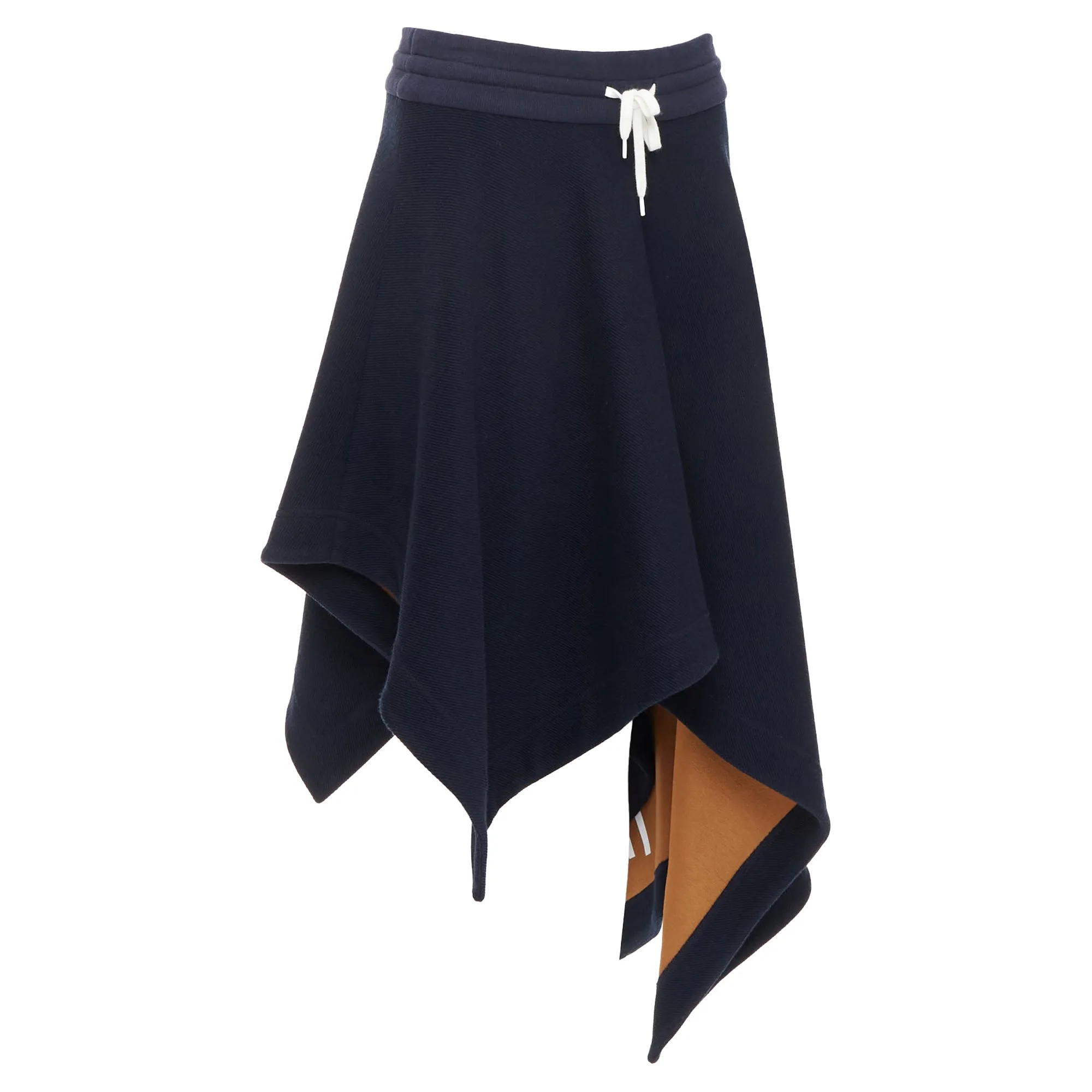 Monse wool blend logo lining asymmetric skirt