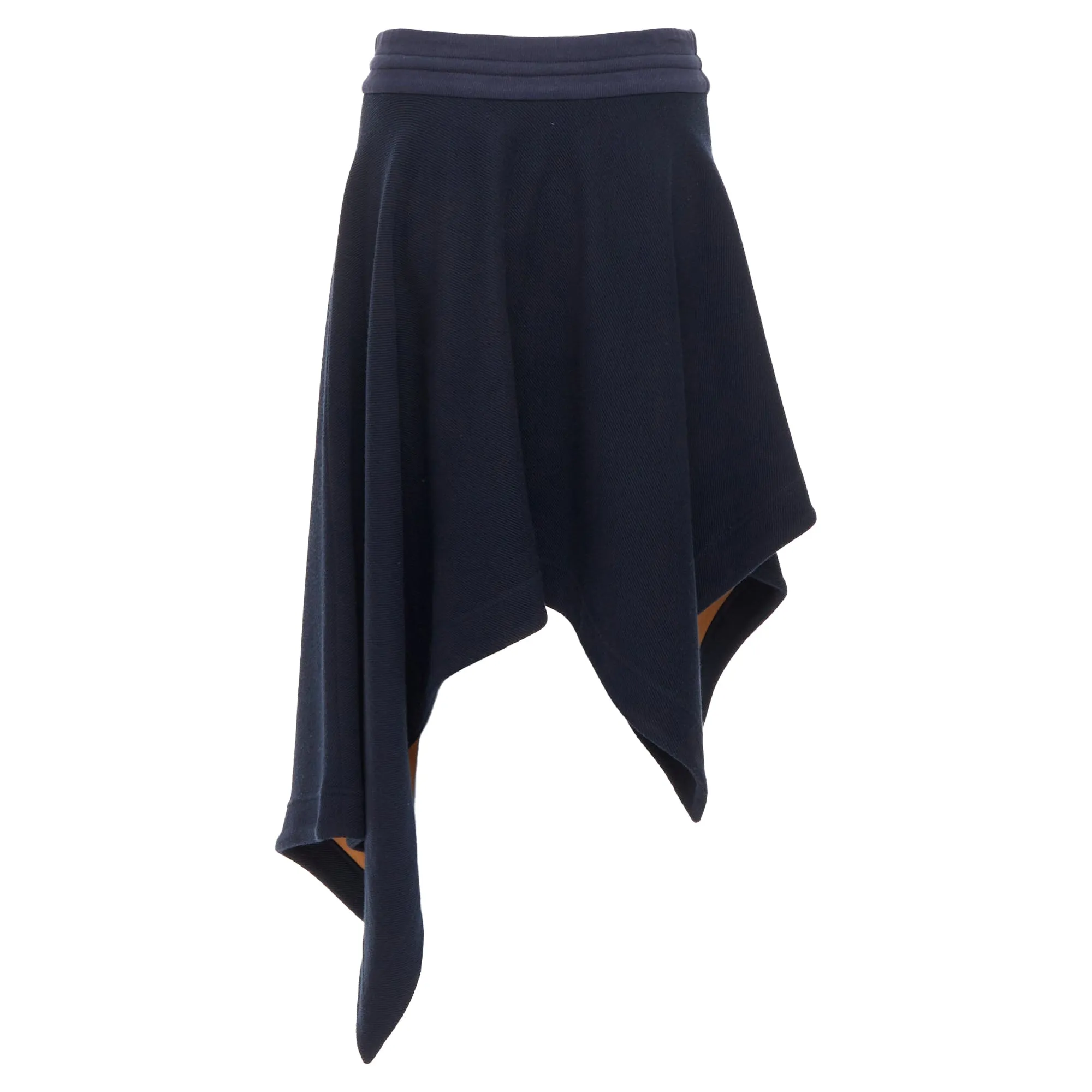 Monse wool blend logo lining asymmetric skirt
