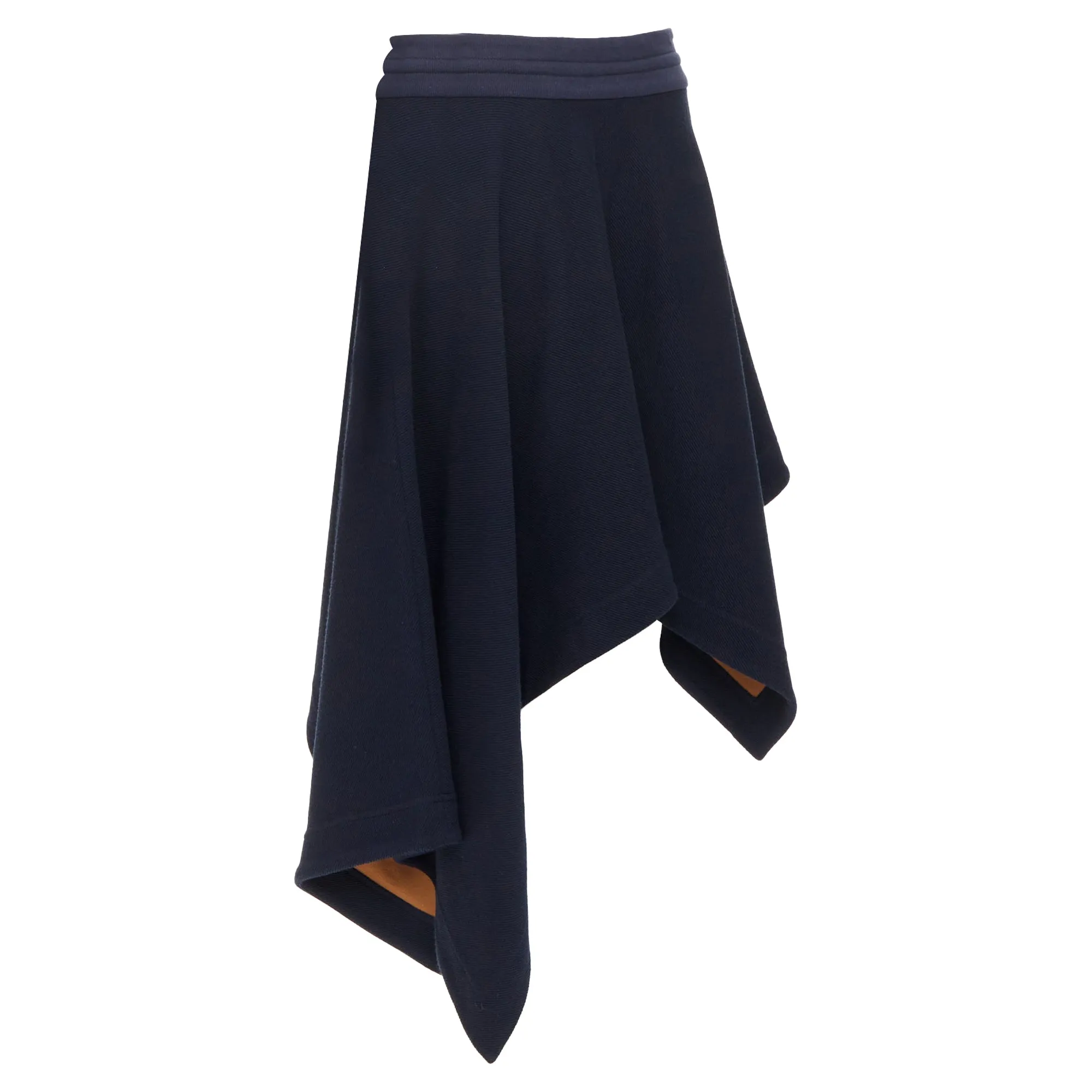 Monse wool blend logo lining asymmetric skirt