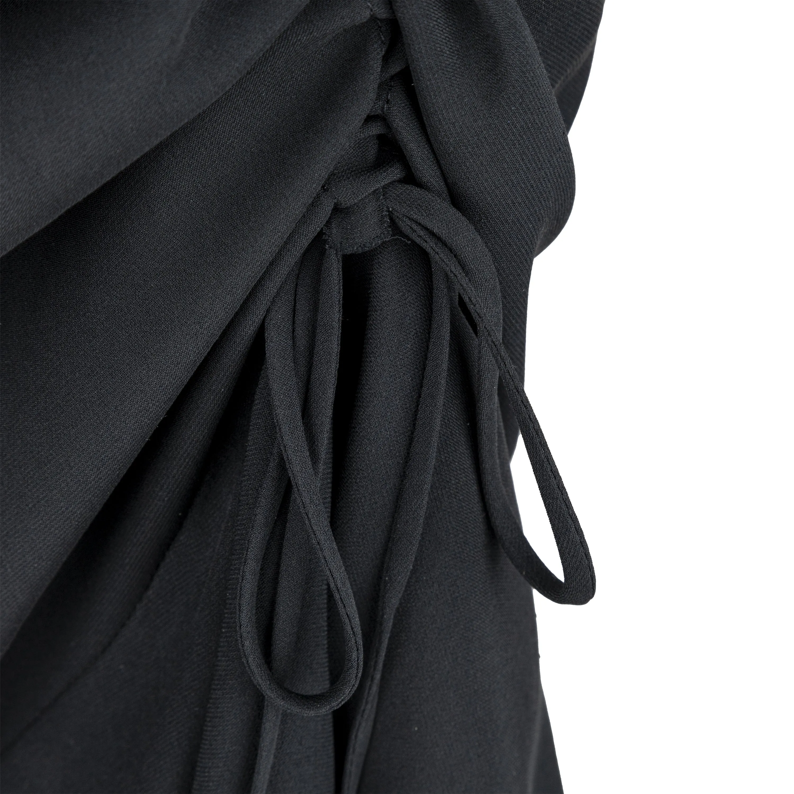 Moschino Couture Layered Ruched Long Skirt - '90s