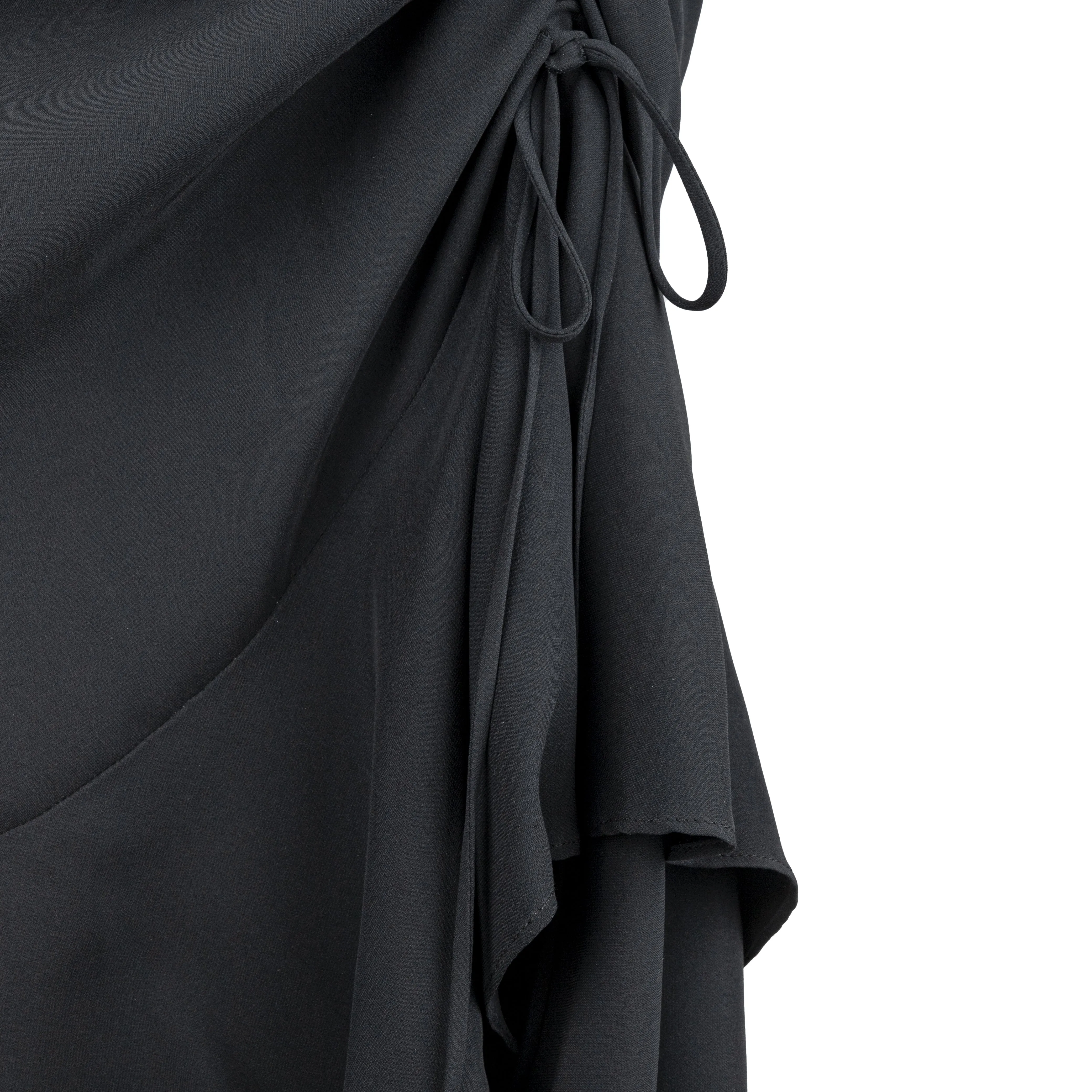 Moschino Couture Layered Ruched Long Skirt - '90s