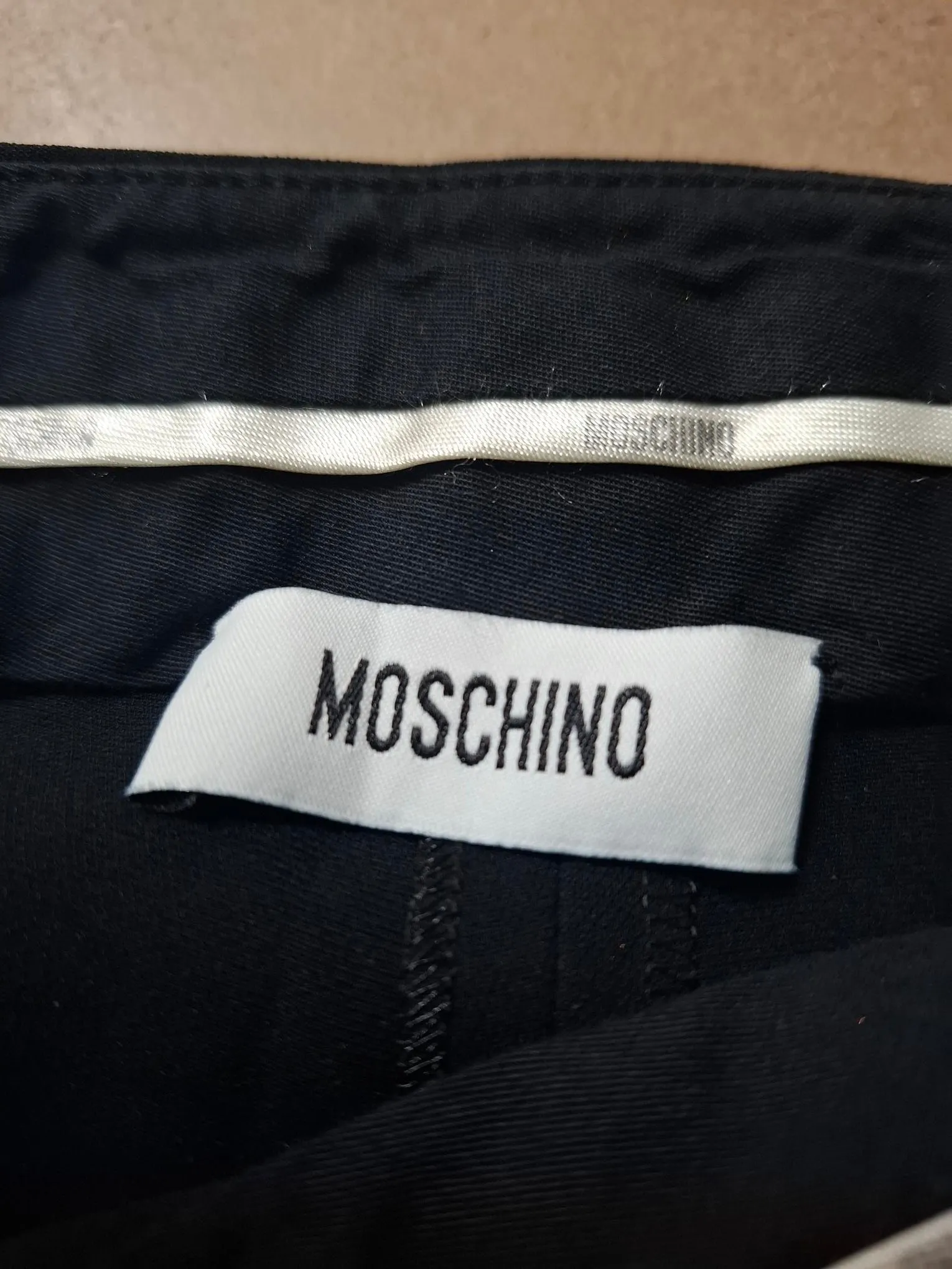 Moschino Wrap Skort in Black Viscose