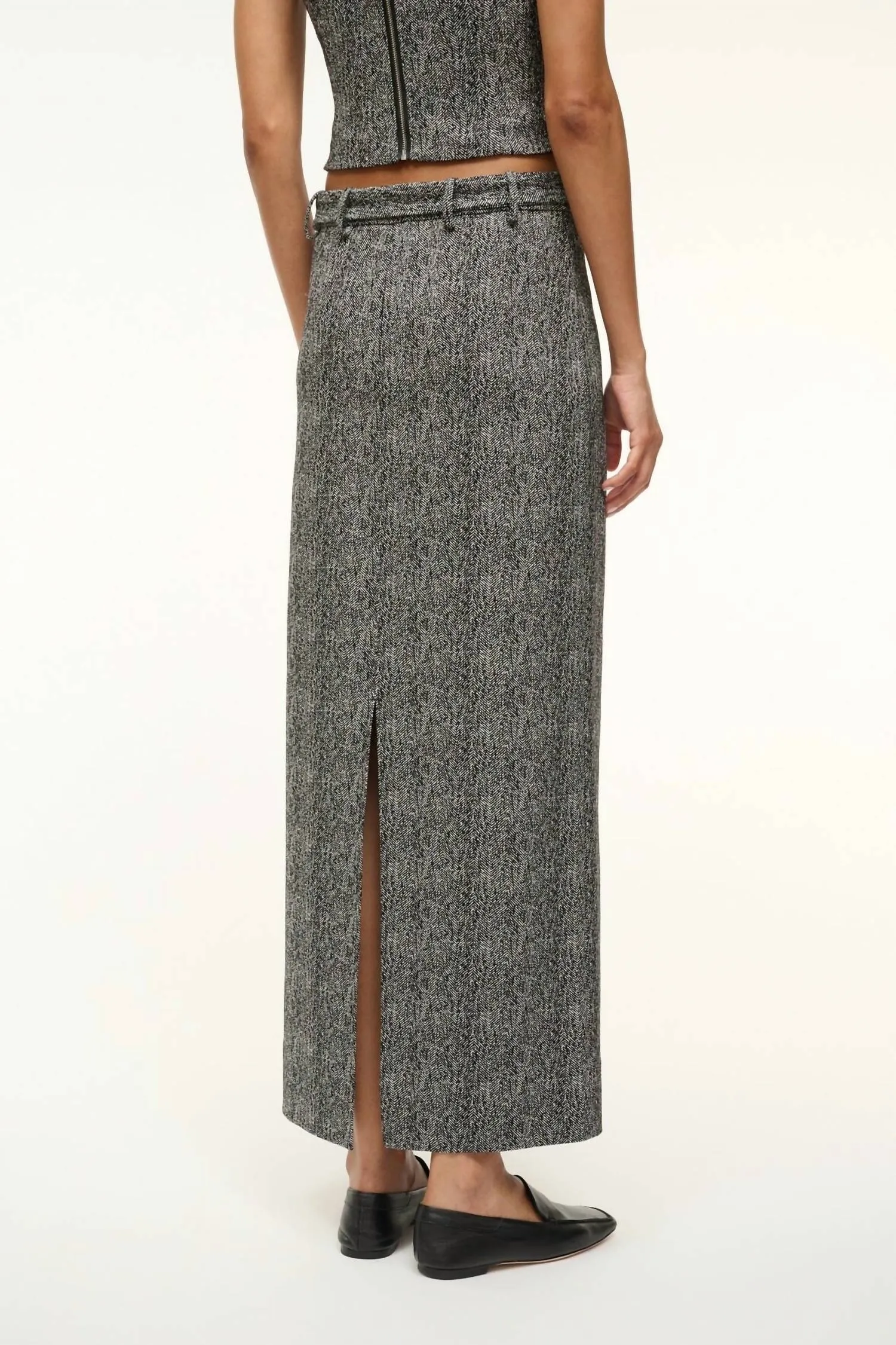 Murray Skirt In Herringbone