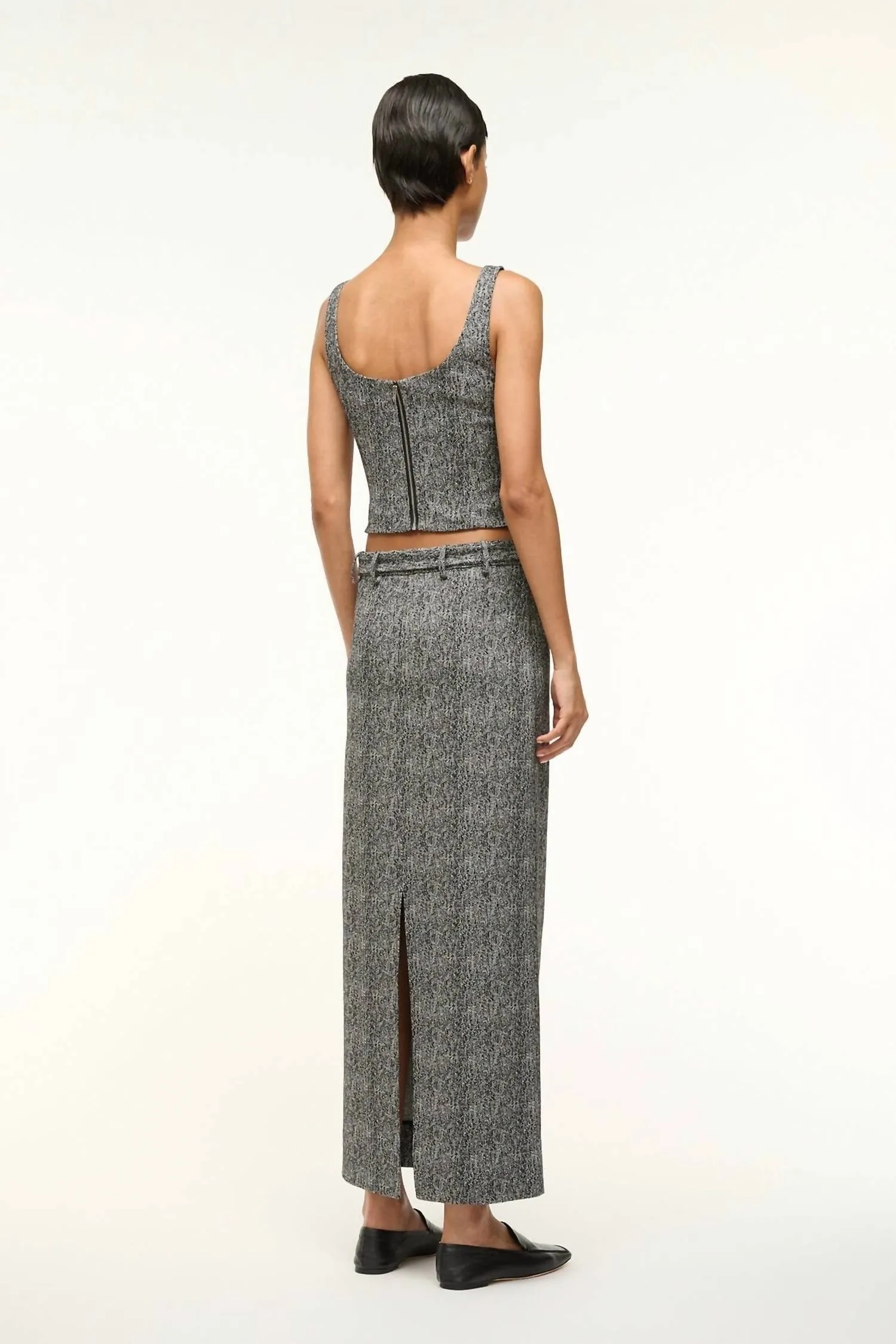 Murray Skirt In Herringbone