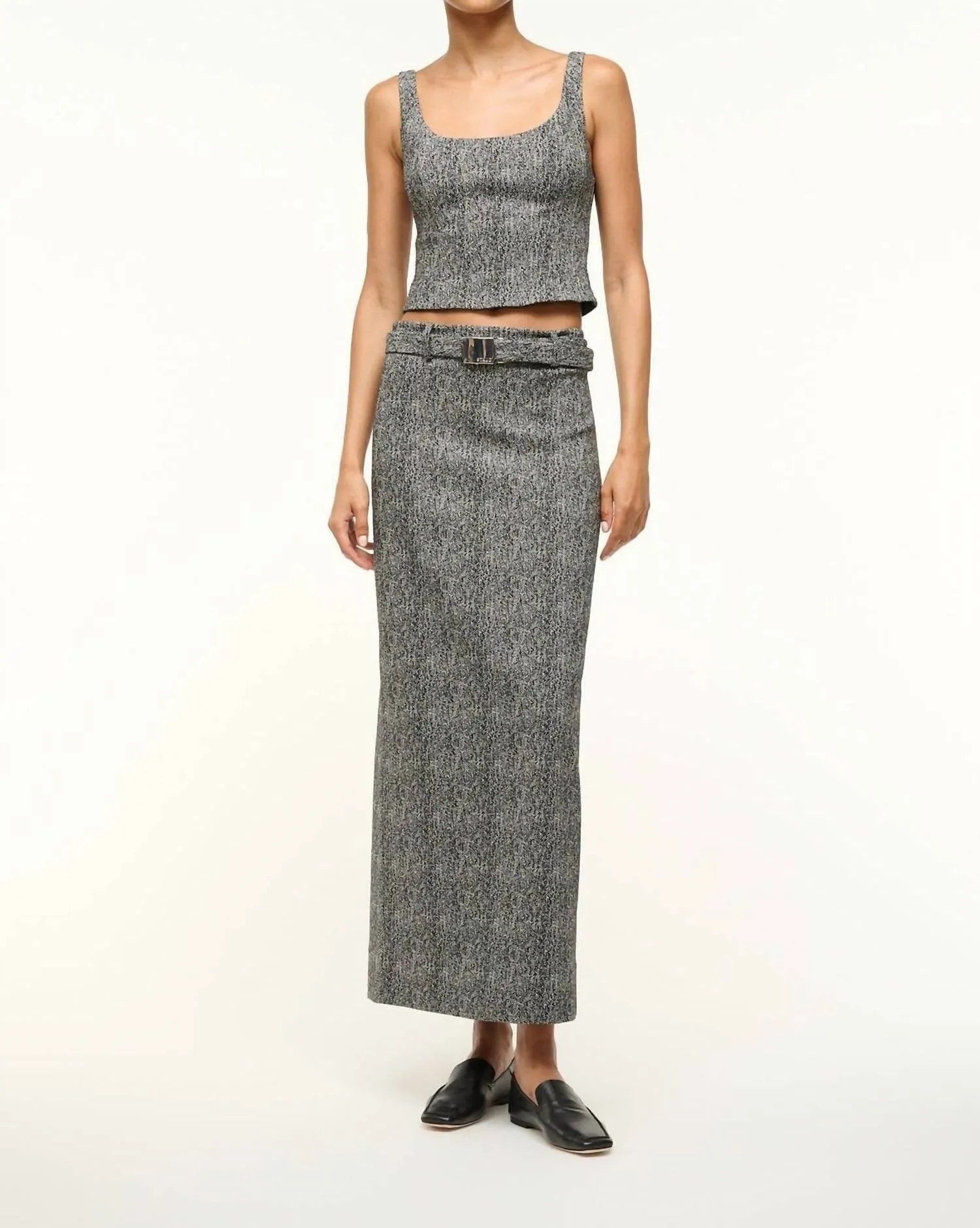 Murray Skirt In Herringbone