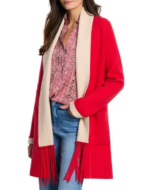NIC ZOE Cool Nights Reversible Fringe Jacket