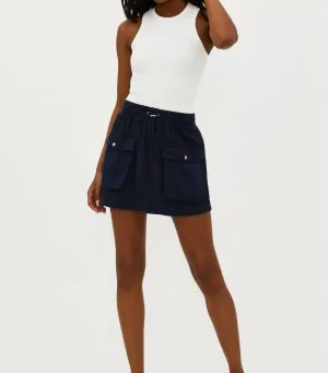 Nicolette A-Line Tennis Mini Skirt In Ultramarine Blue