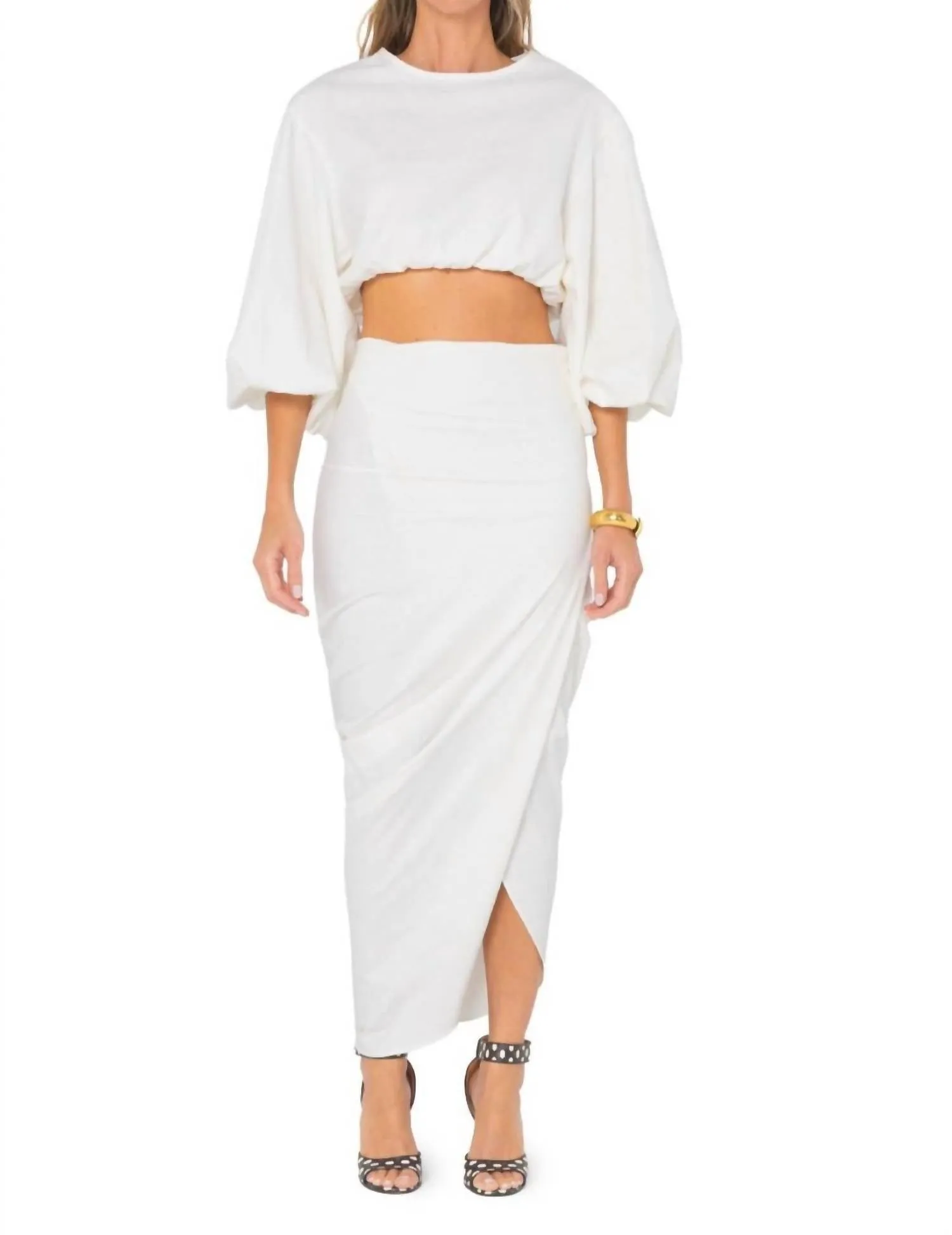 Noor Skirt In White