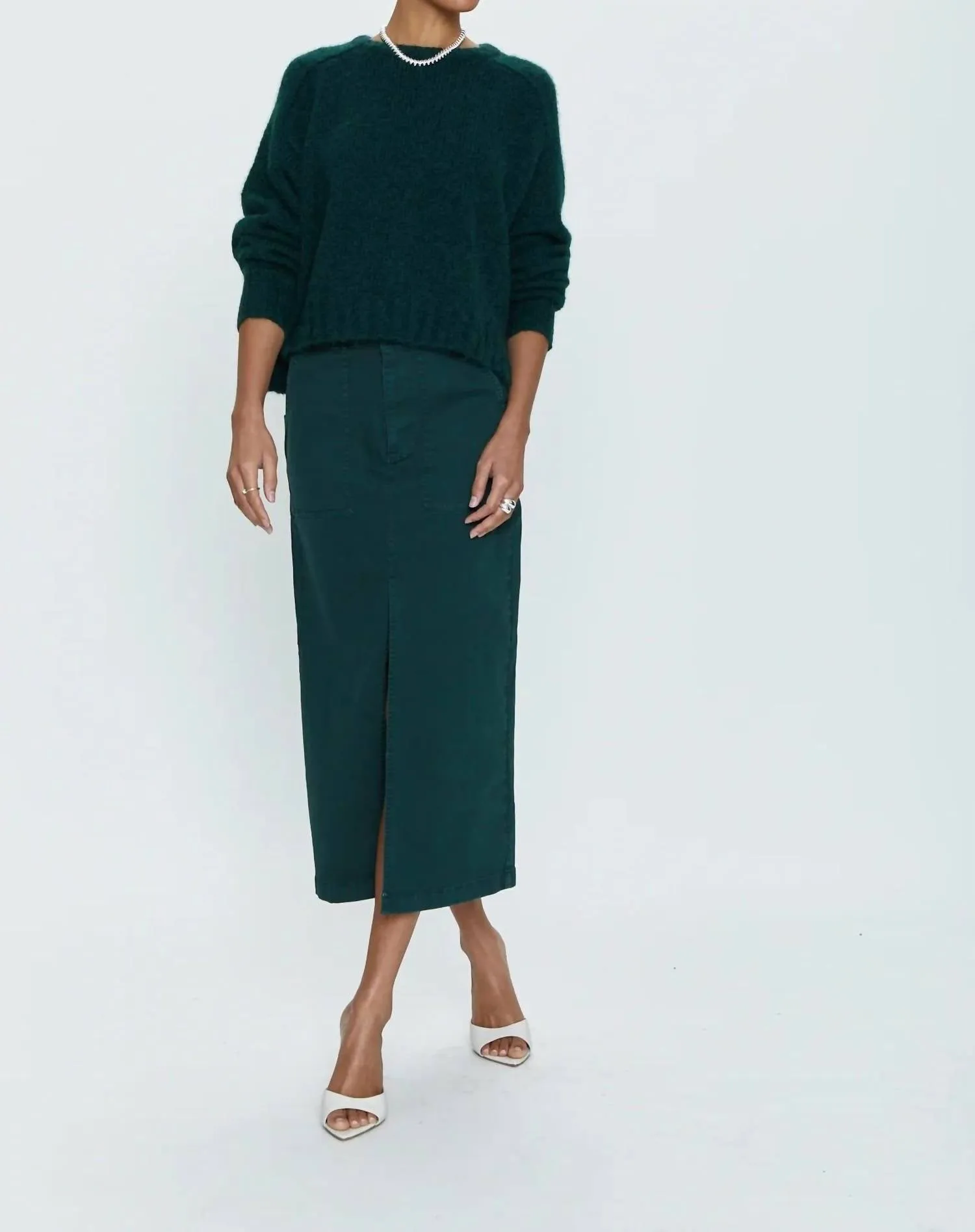 Pamela Utility Skirt In Pine