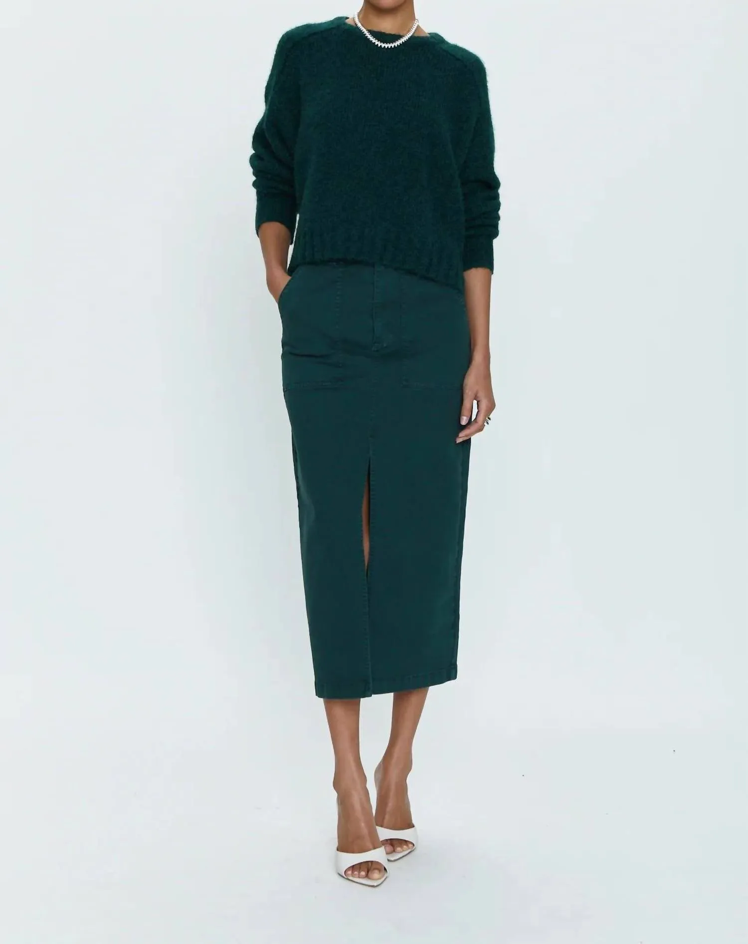 Pamela Utility Skirt In Pine