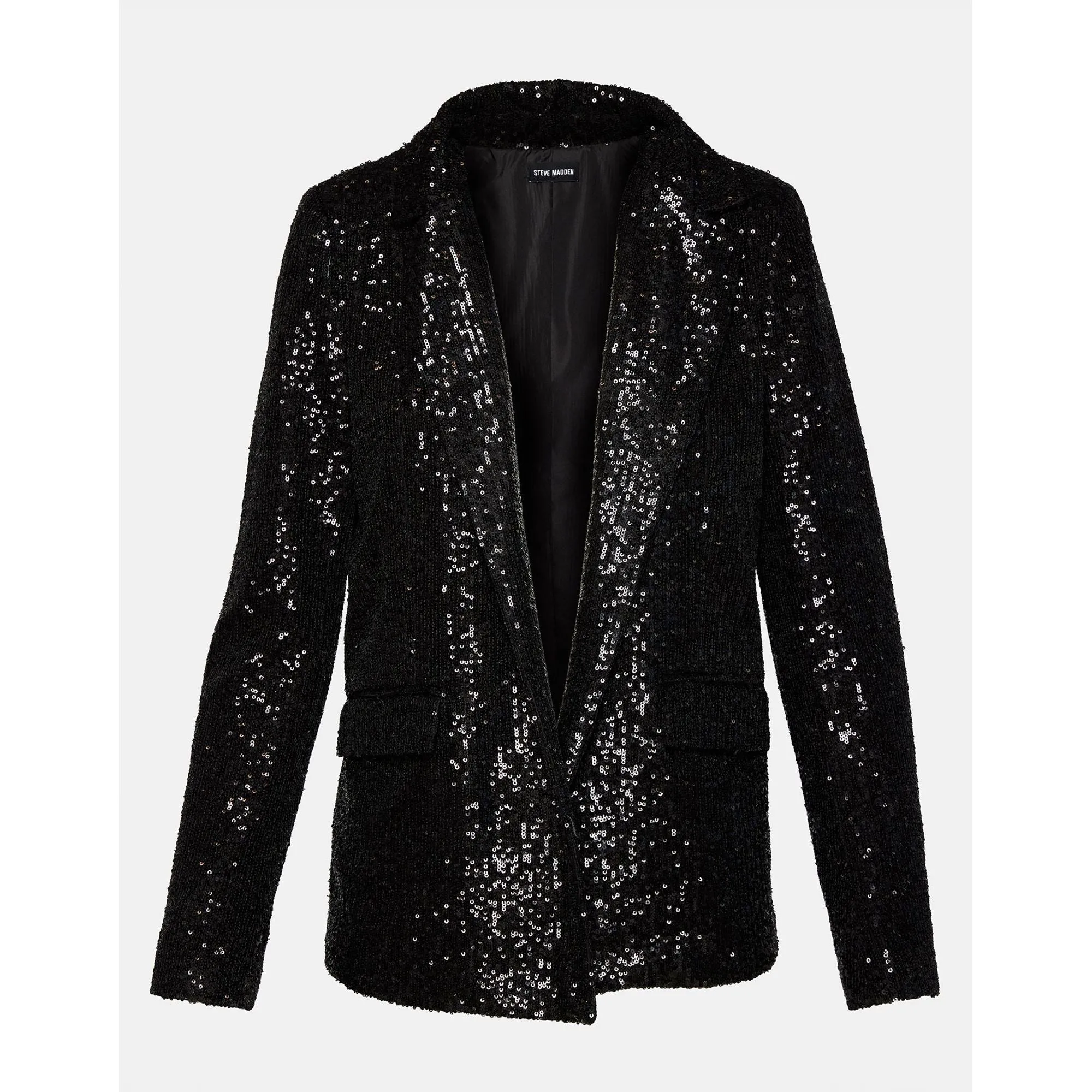 Payton Sequin Blazer Black