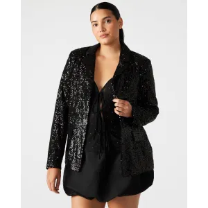 Payton Sequin Blazer Black