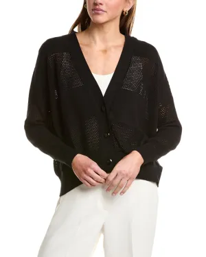 PLANET Pointelle striped Cardigan
