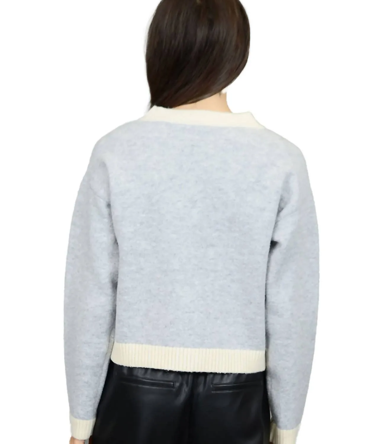 Posy Cardigan In Grey